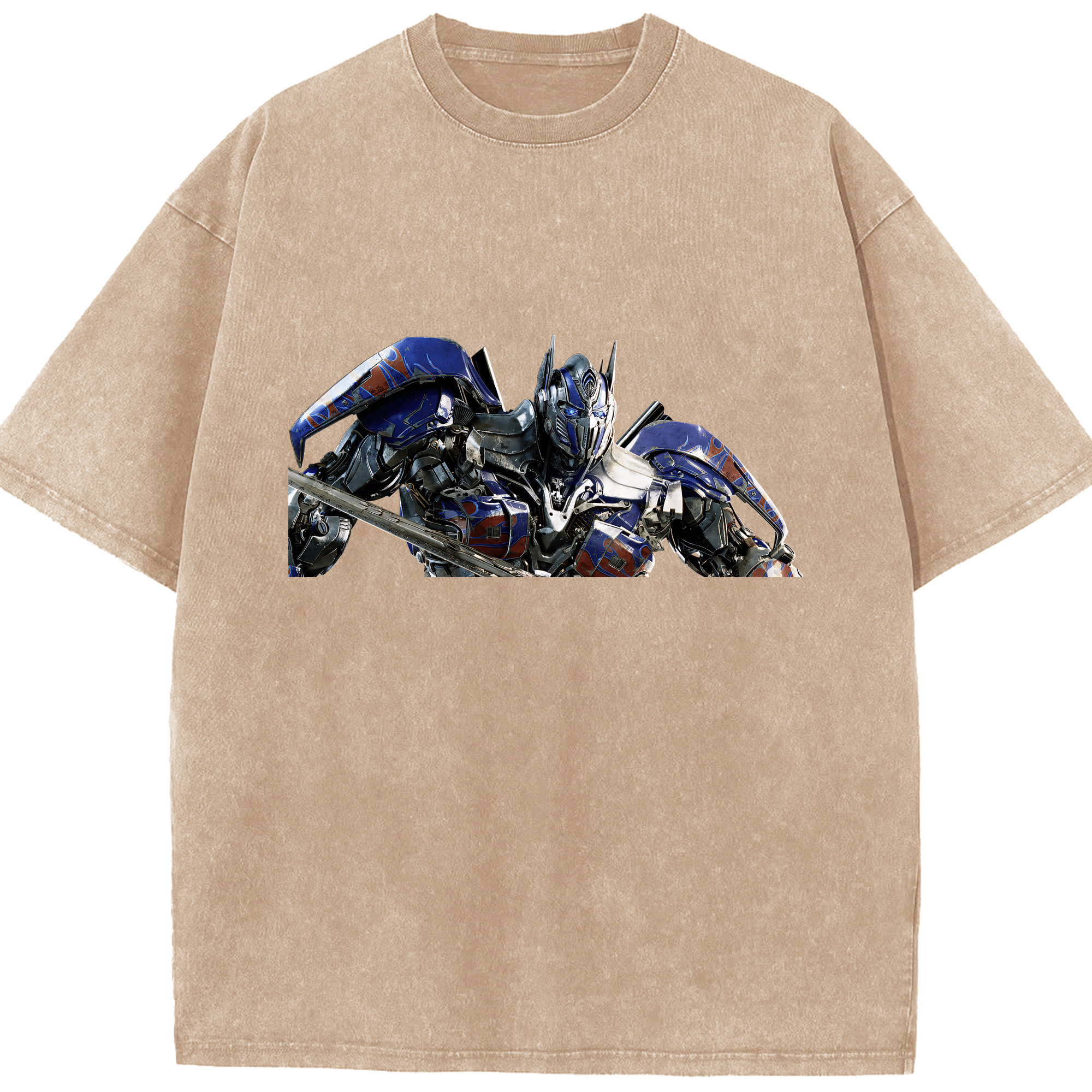 （画像用） Transformers トランスフォーマー 綿100% ヴィンテージ風 半袖Tシャツ（フロントプリント）