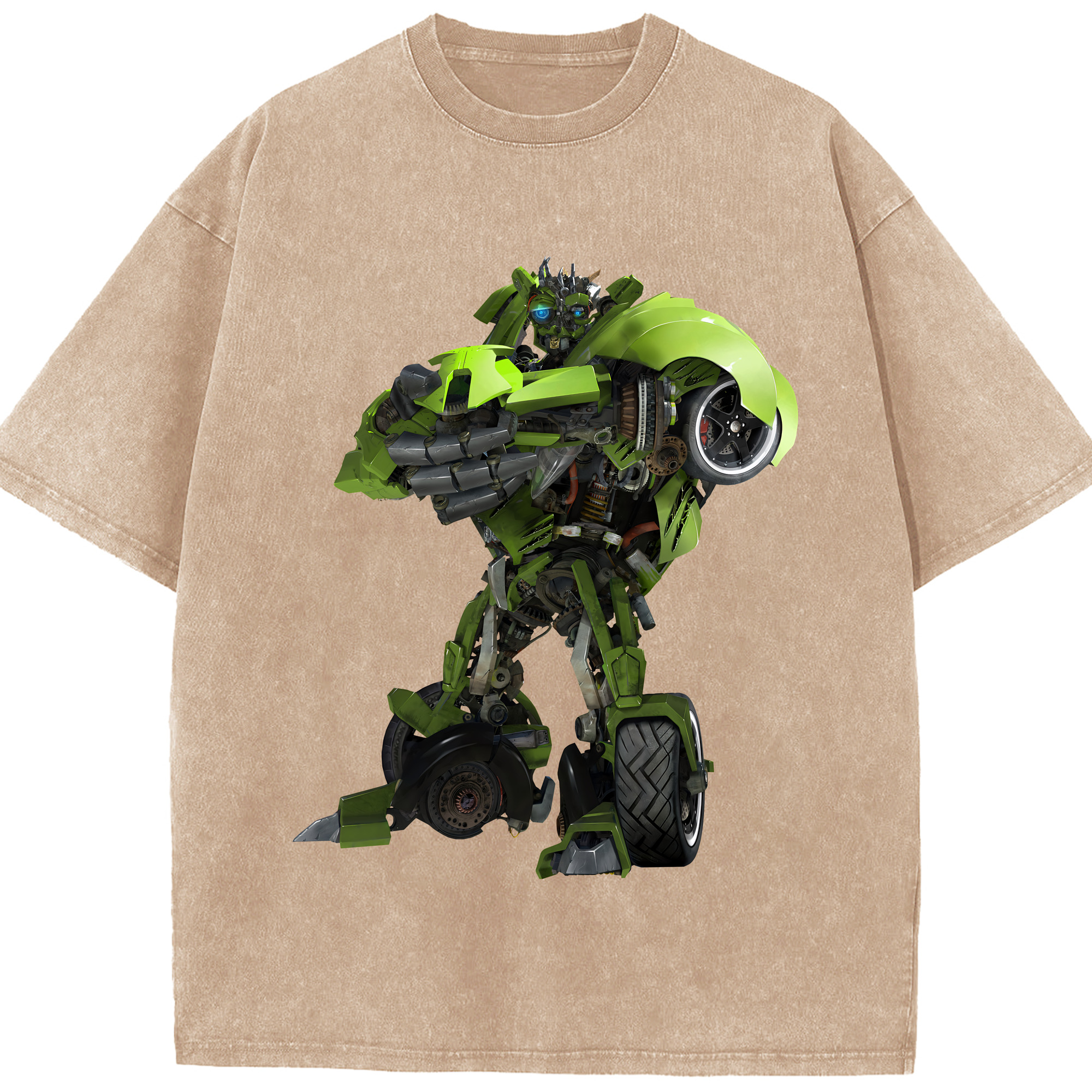 （画像用） Transformers トランスフォーマー 綿100% ヴィンテージ風 半袖Tシャツ（フロントプリント）