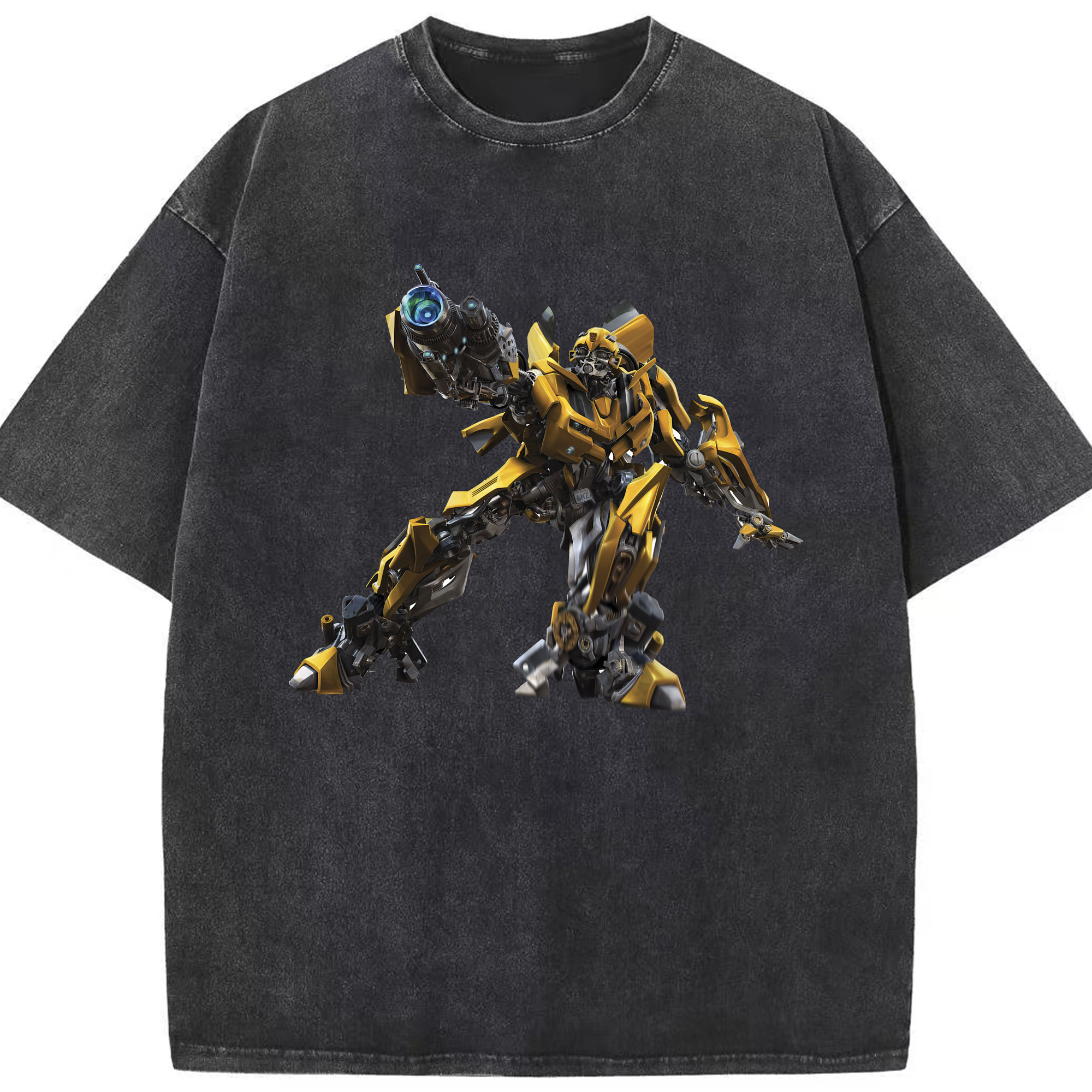 （画像用） Transformers トランスフォーマー 綿100% ヴィンテージ風 半袖Tシャツ（フロントプリント）