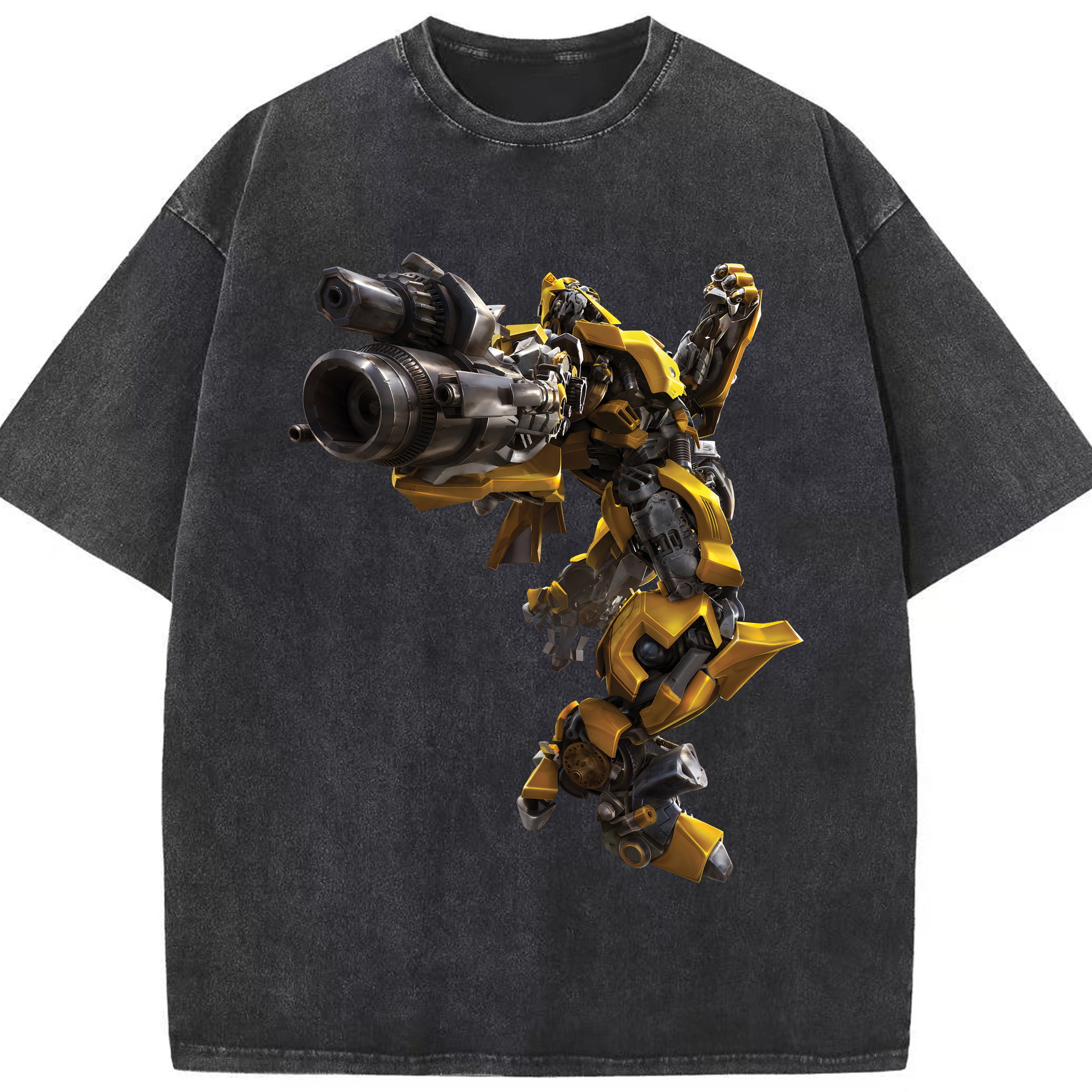 （画像用） Transformers トランスフォーマー 綿100% ヴィンテージ風 半袖Tシャツ（フロントプリント）