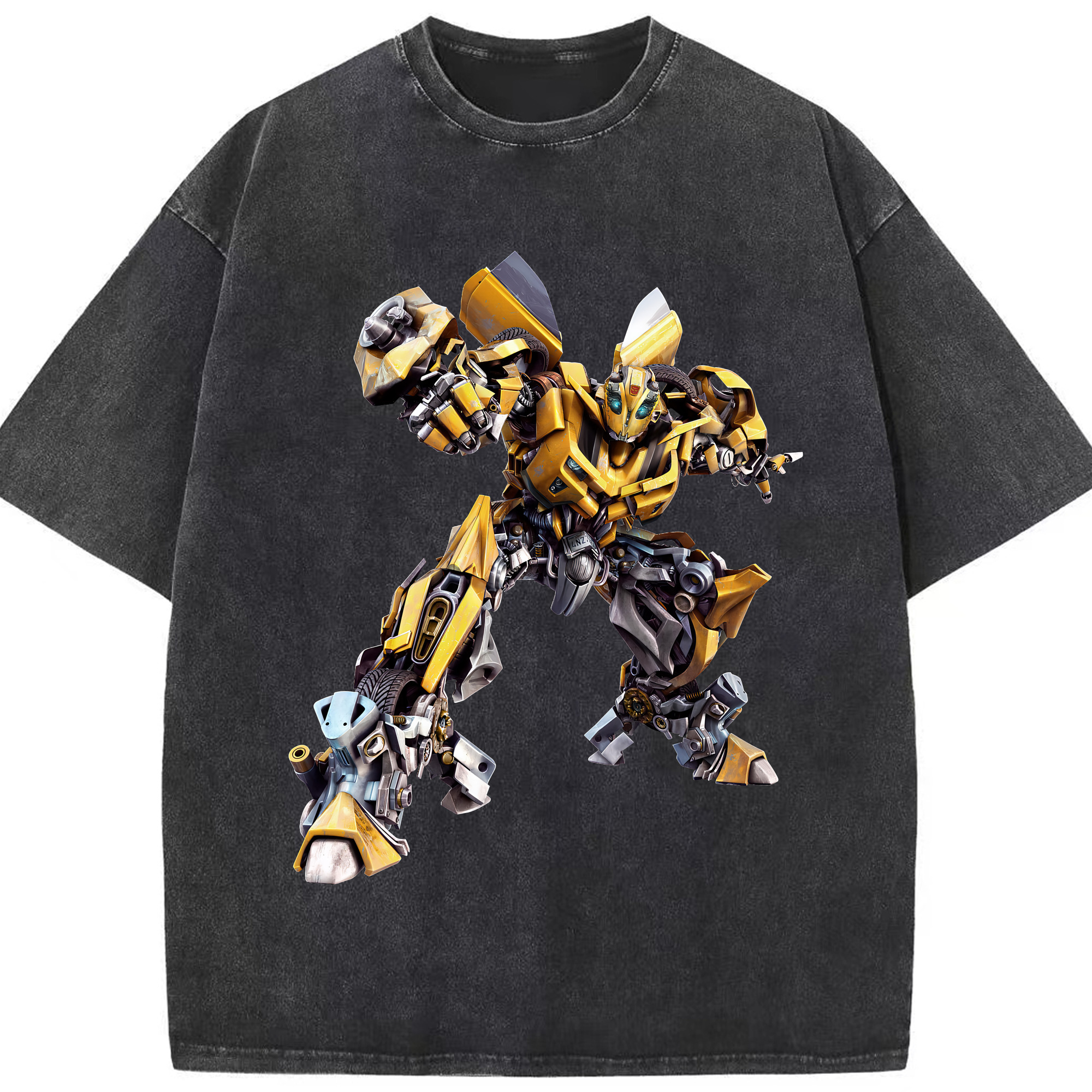 （画像用） Transformers トランスフォーマー 綿100% ヴィンテージ風 半袖Tシャツ（フロントプリント）