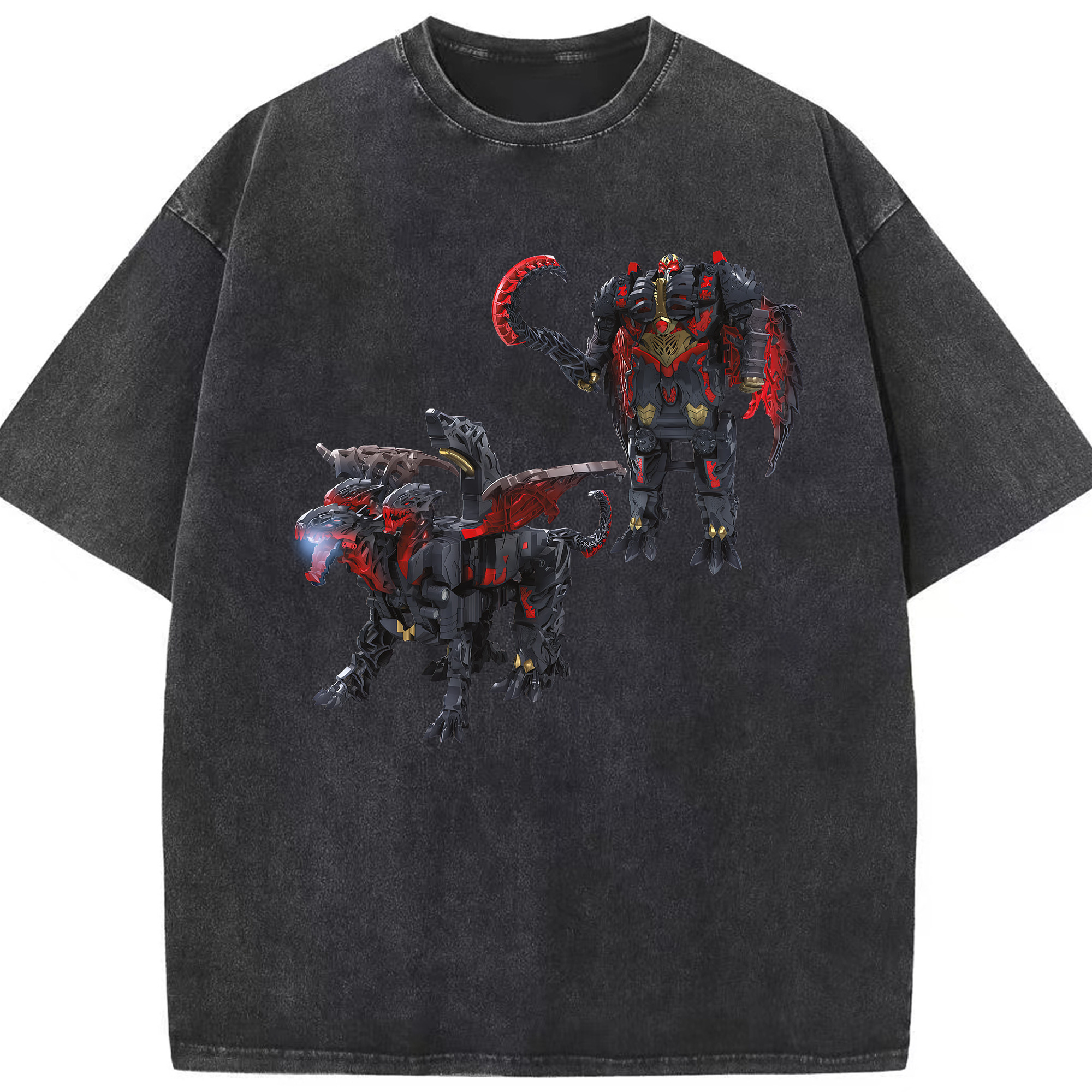 （画像用） Transformers トランスフォーマー 綿100% ヴィンテージ風 半袖Tシャツ（フロントプリント）