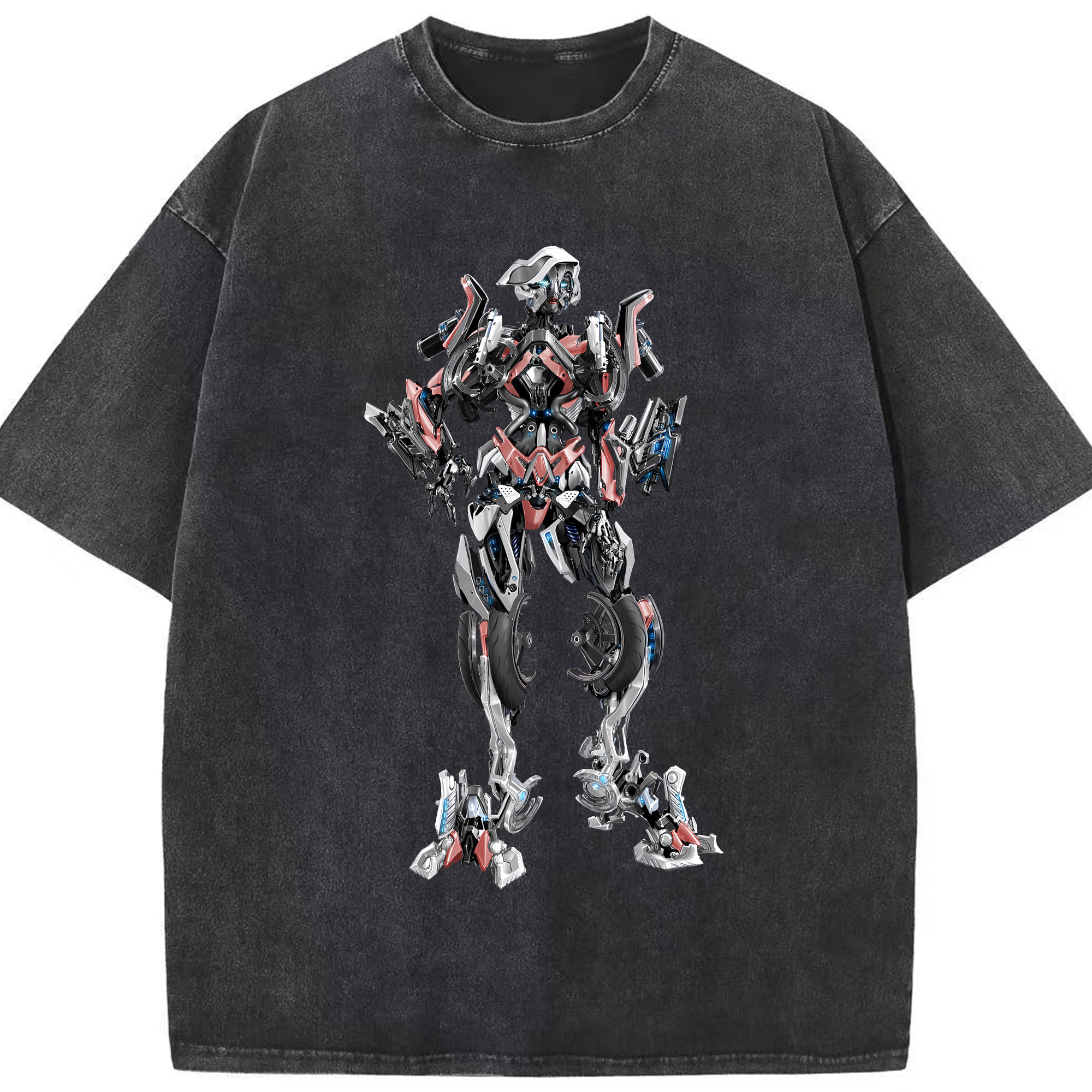 （画像用） Transformers トランスフォーマー 綿100% ヴィンテージ風 半袖Tシャツ（フロントプリント）