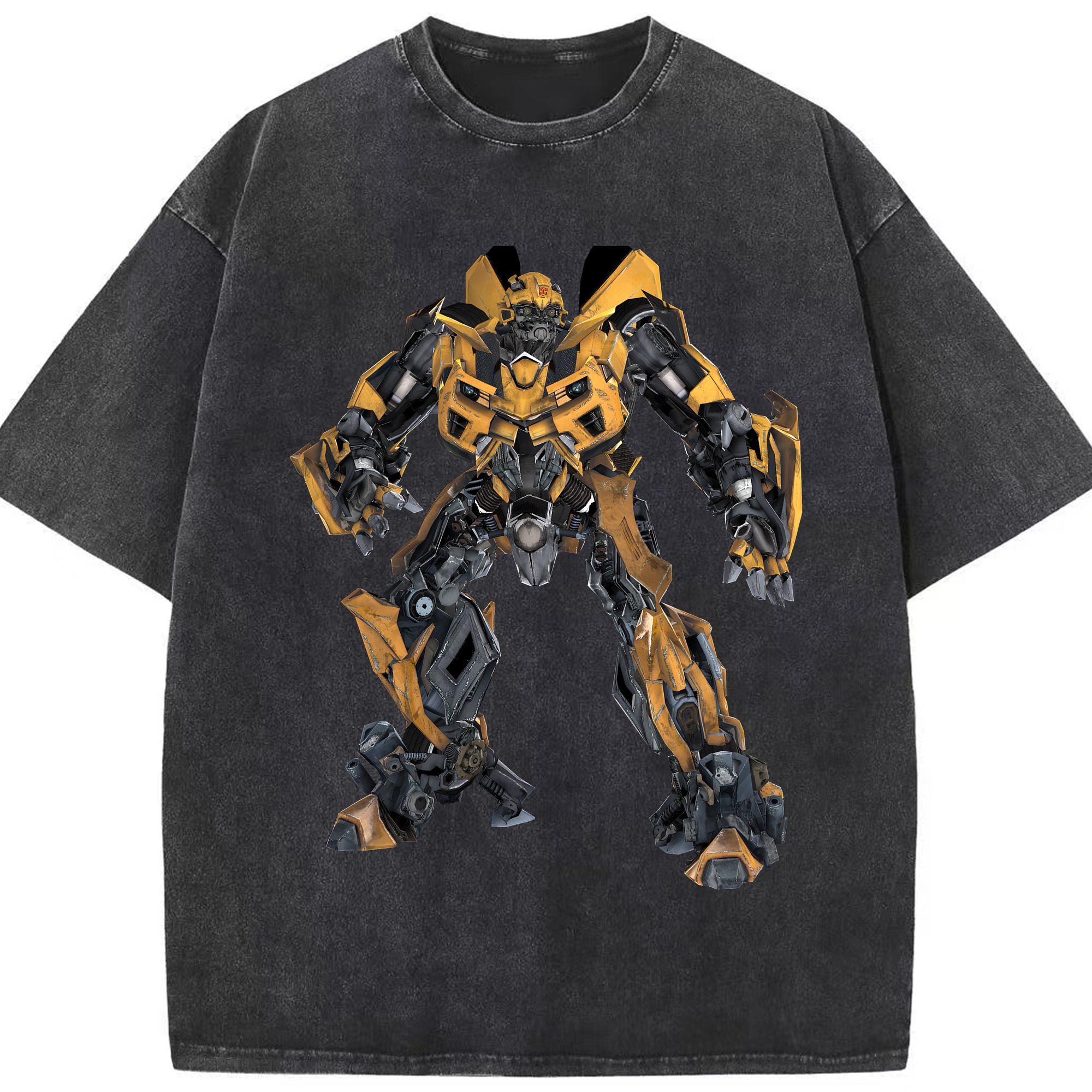 （画像用） Transformers トランスフォーマー 綿100% ヴィンテージ風 半袖Tシャツ（フロントプリント）