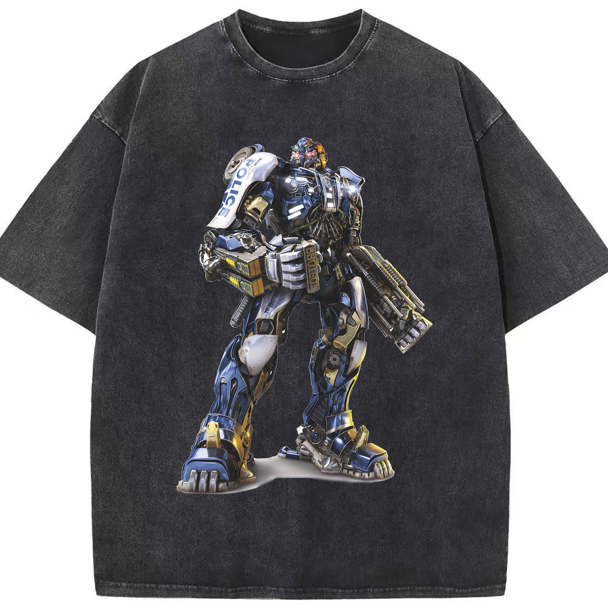 （画像用） Transformers トランスフォーマー 綿100% ヴィンテージ風 半袖Tシャツ（フロントプリント）