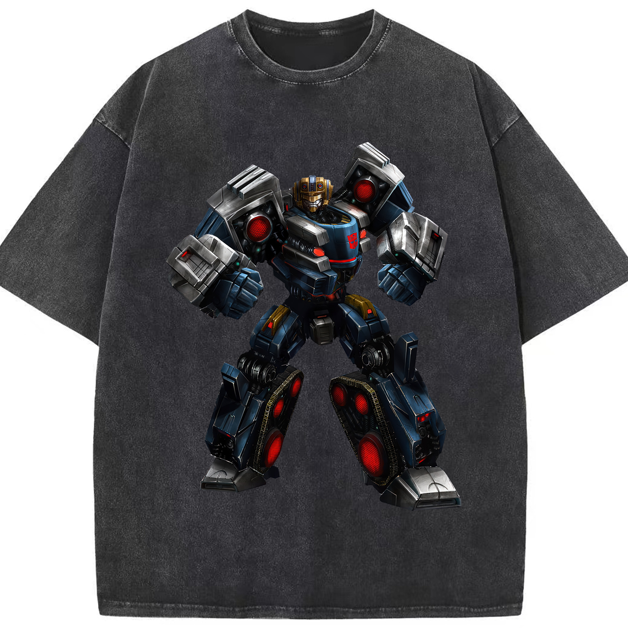 （画像用） Transformers トランスフォーマー 綿100% ヴィンテージ風 半袖Tシャツ（フロントプリント）