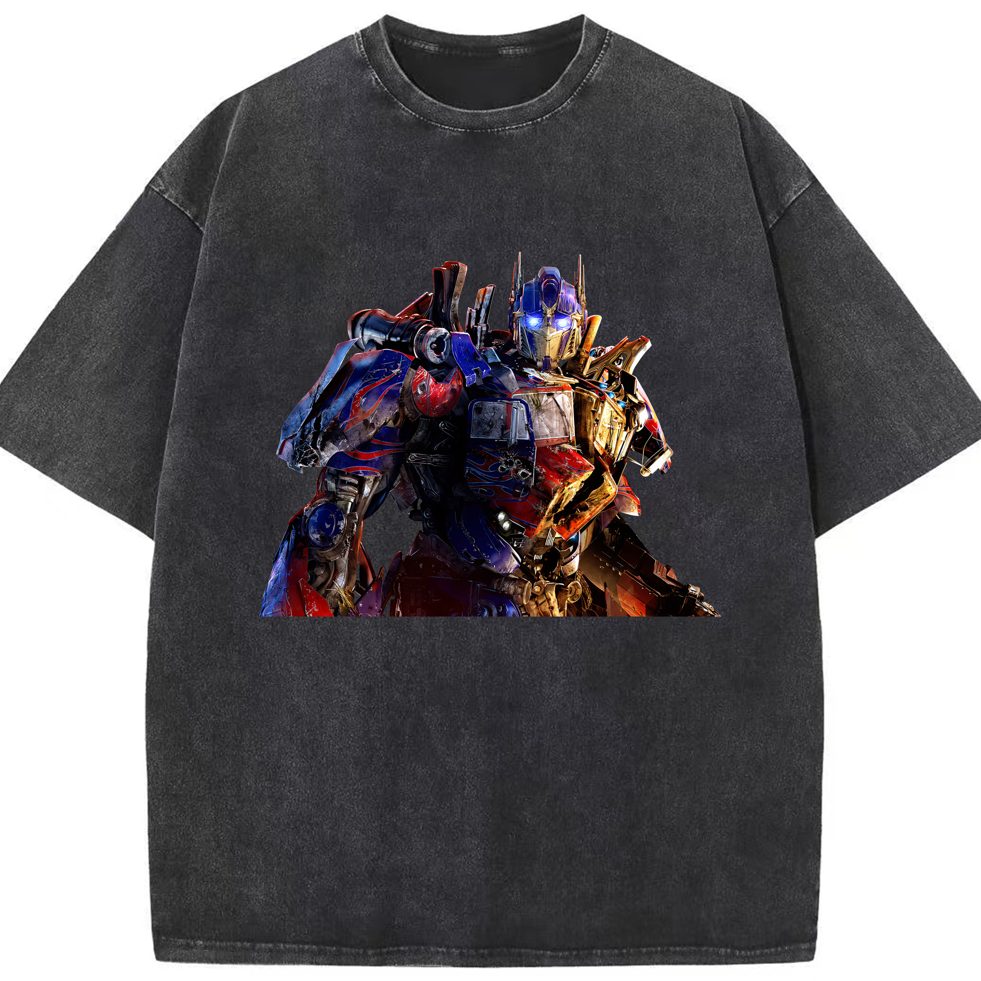 （画像用） Transformers トランスフォーマー 綿100% ヴィンテージ風 半袖Tシャツ（フロントプリント）