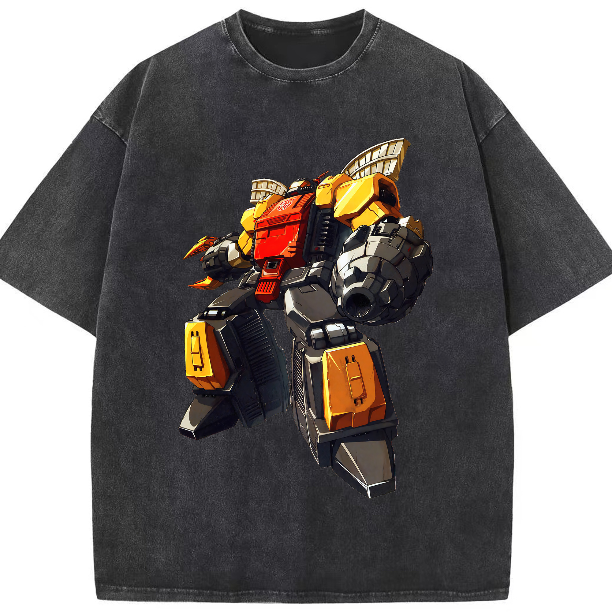 （画像用） Transformers トランスフォーマー 綿100% ヴィンテージ風 半袖Tシャツ（フロントプリント）