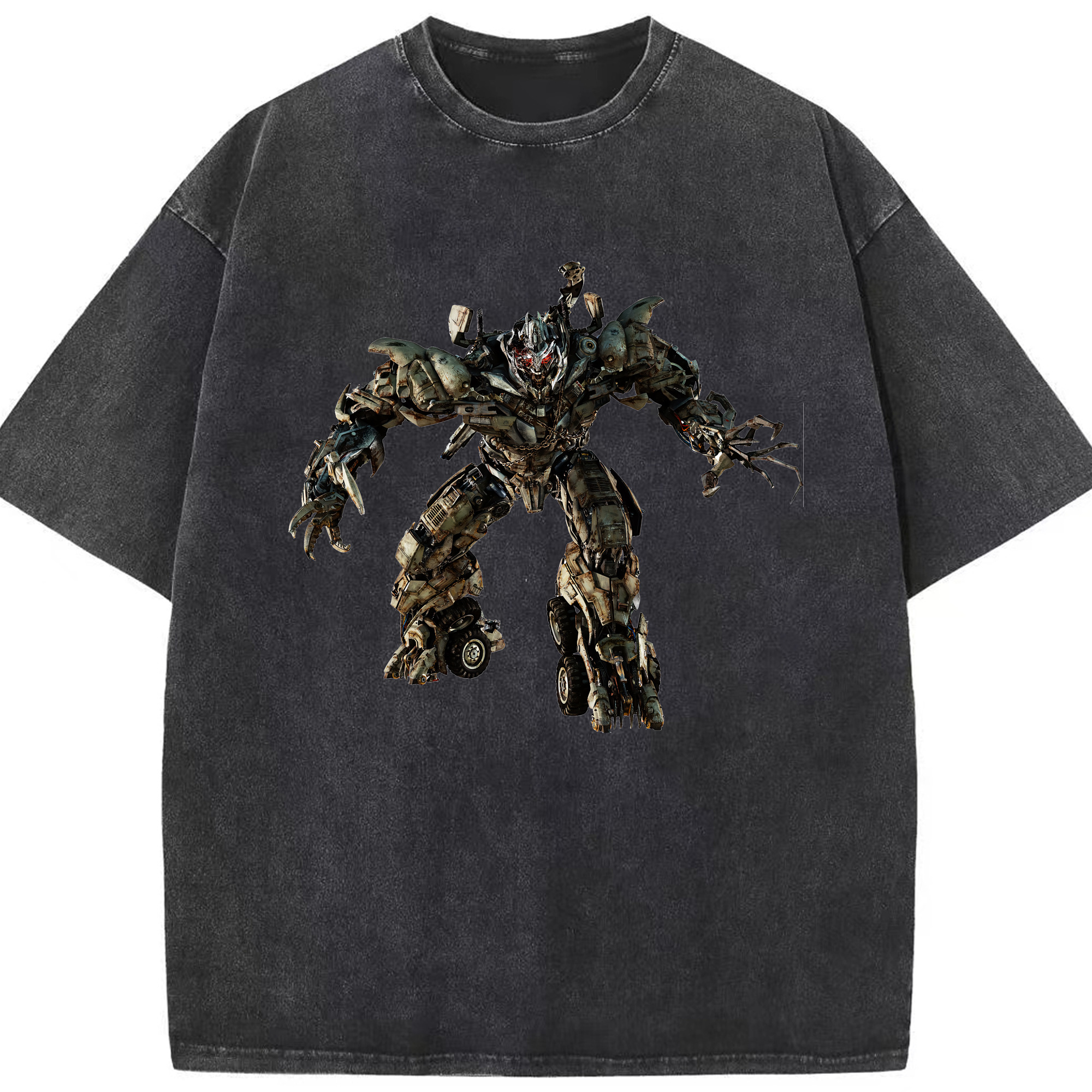 （画像用） Transformers トランスフォーマー 綿100% ヴィンテージ風 半袖Tシャツ（フロントプリント）