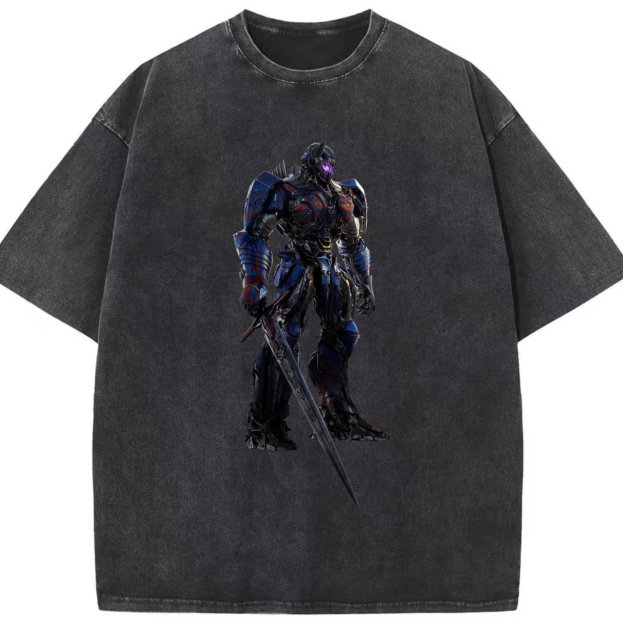 （画像用） Transformers トランスフォーマー 綿100% ヴィンテージ風 半袖Tシャツ（フロントプリント）