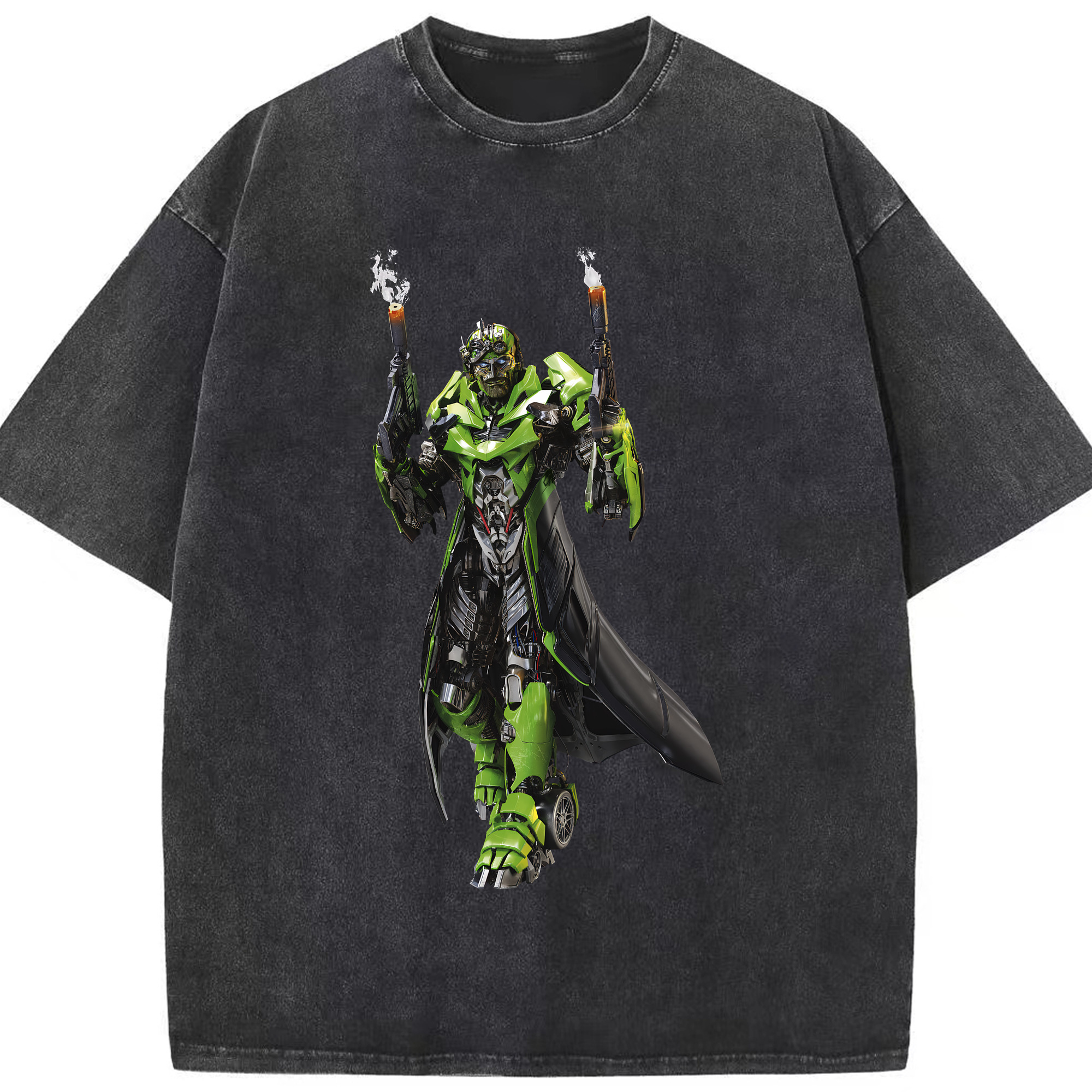 （画像用） Transformers トランスフォーマー 綿100% ヴィンテージ風 半袖Tシャツ（フロントプリント）