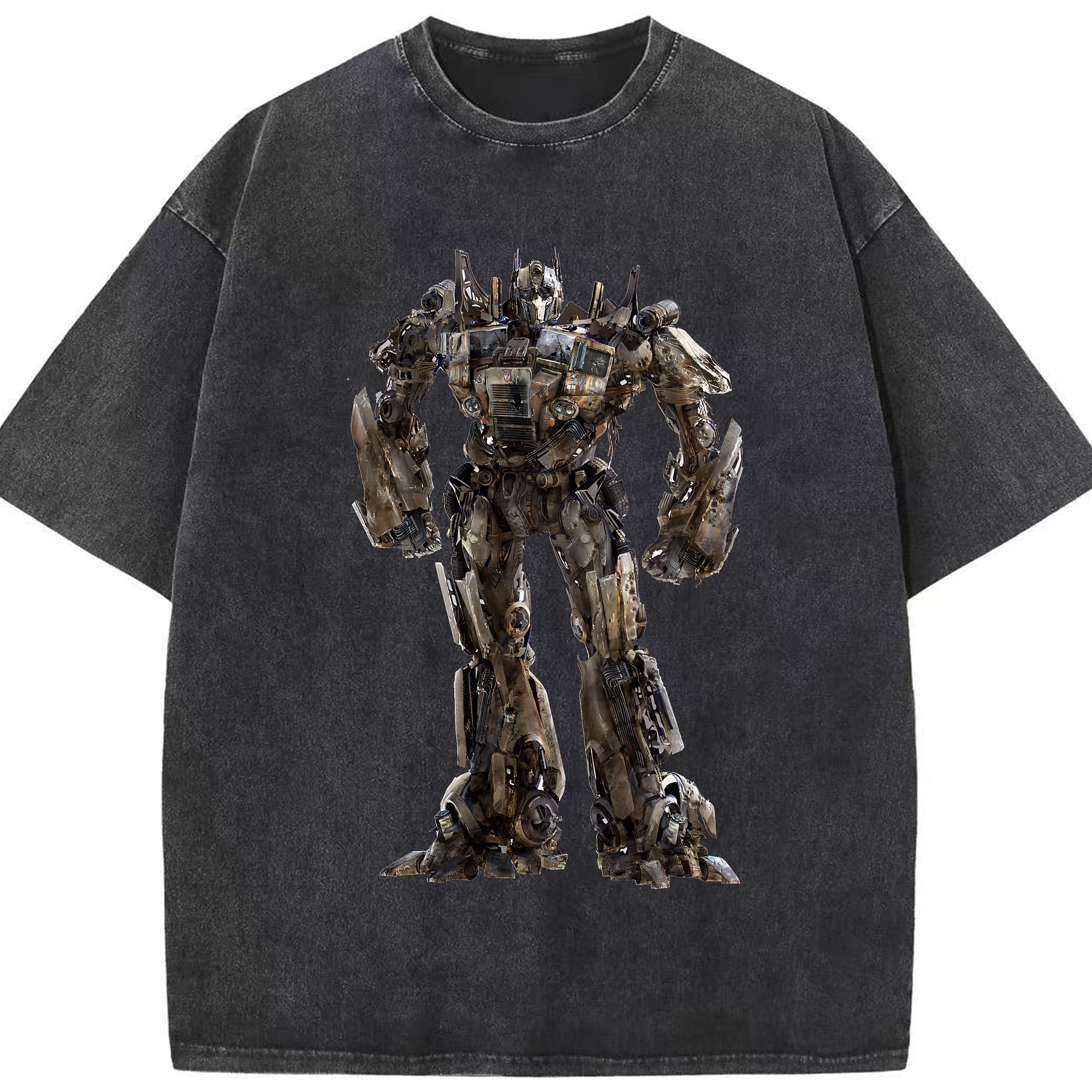 （画像用） Transformers トランスフォーマー 綿100% ヴィンテージ風 半袖Tシャツ（フロントプリント）
