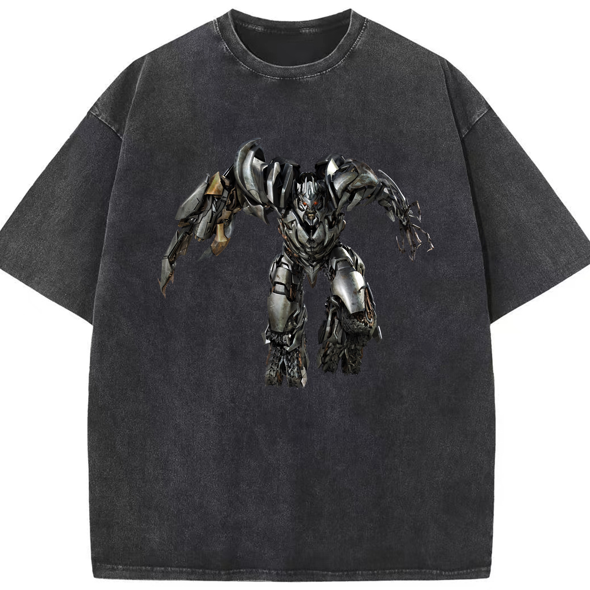 （画像用） Transformers トランスフォーマー 綿100% ヴィンテージ風 半袖Tシャツ（フロントプリント）