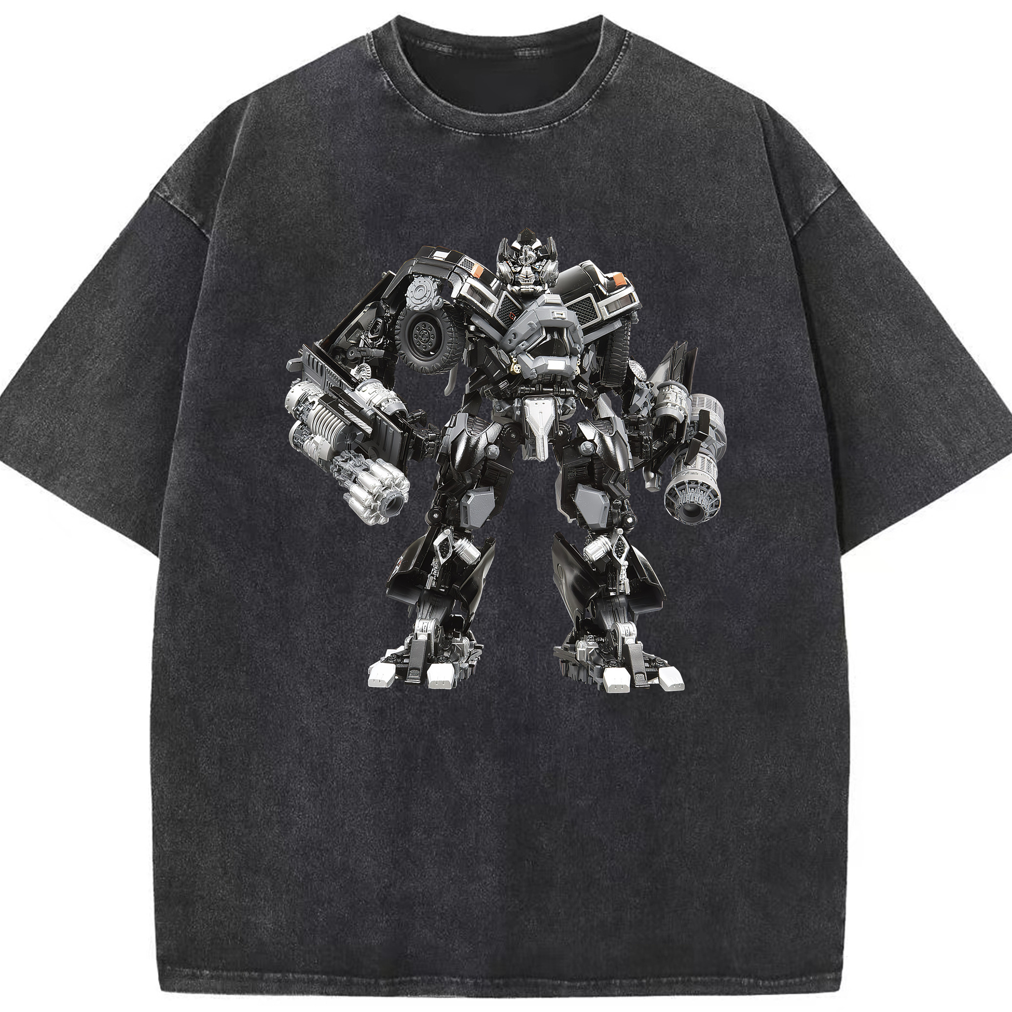 （画像用） Transformers トランスフォーマー 綿100% ヴィンテージ風 半袖Tシャツ（フロントプリント）
