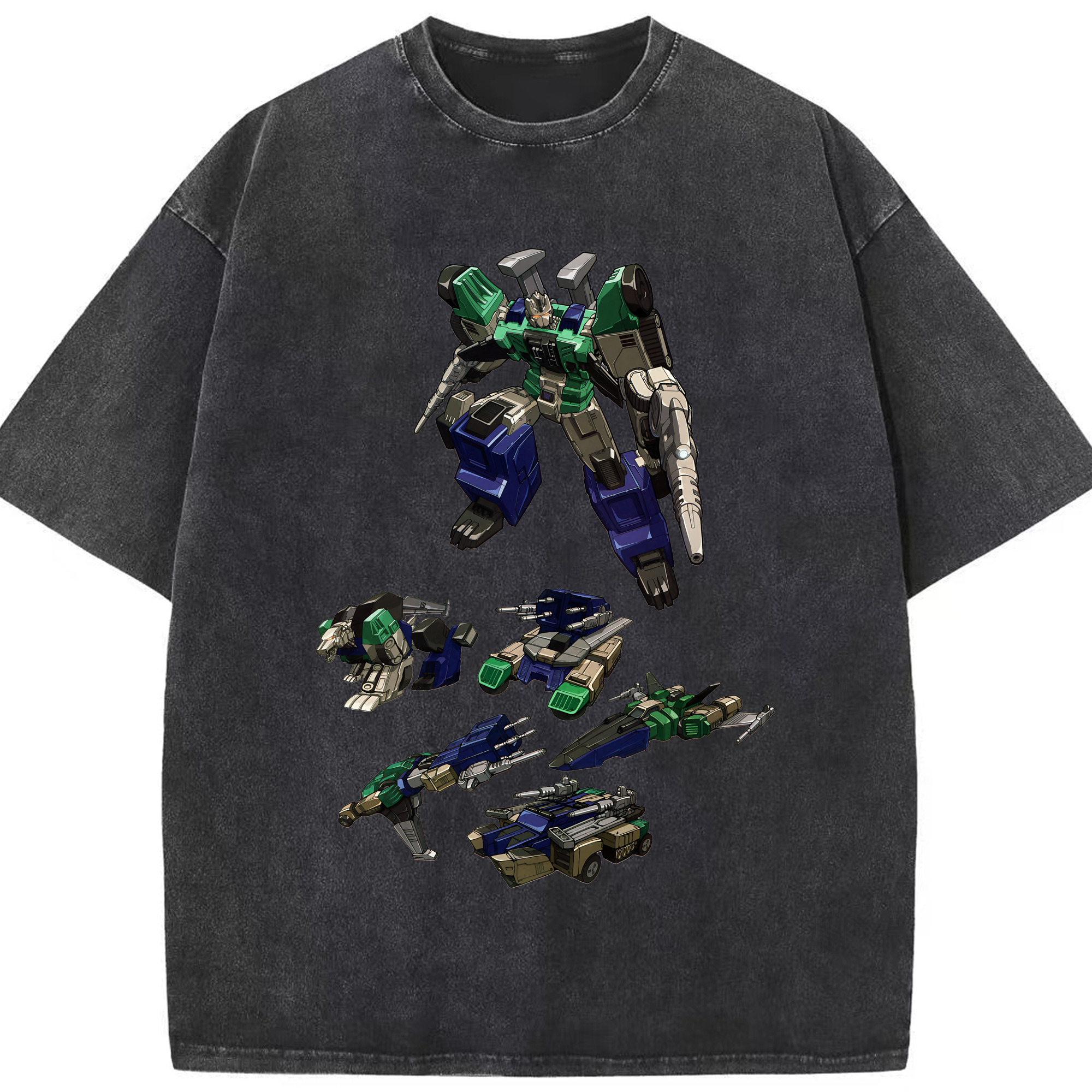 （画像用） Transformers トランスフォーマー 綿100% ヴィンテージ風 半袖Tシャツ（フロントプリント）