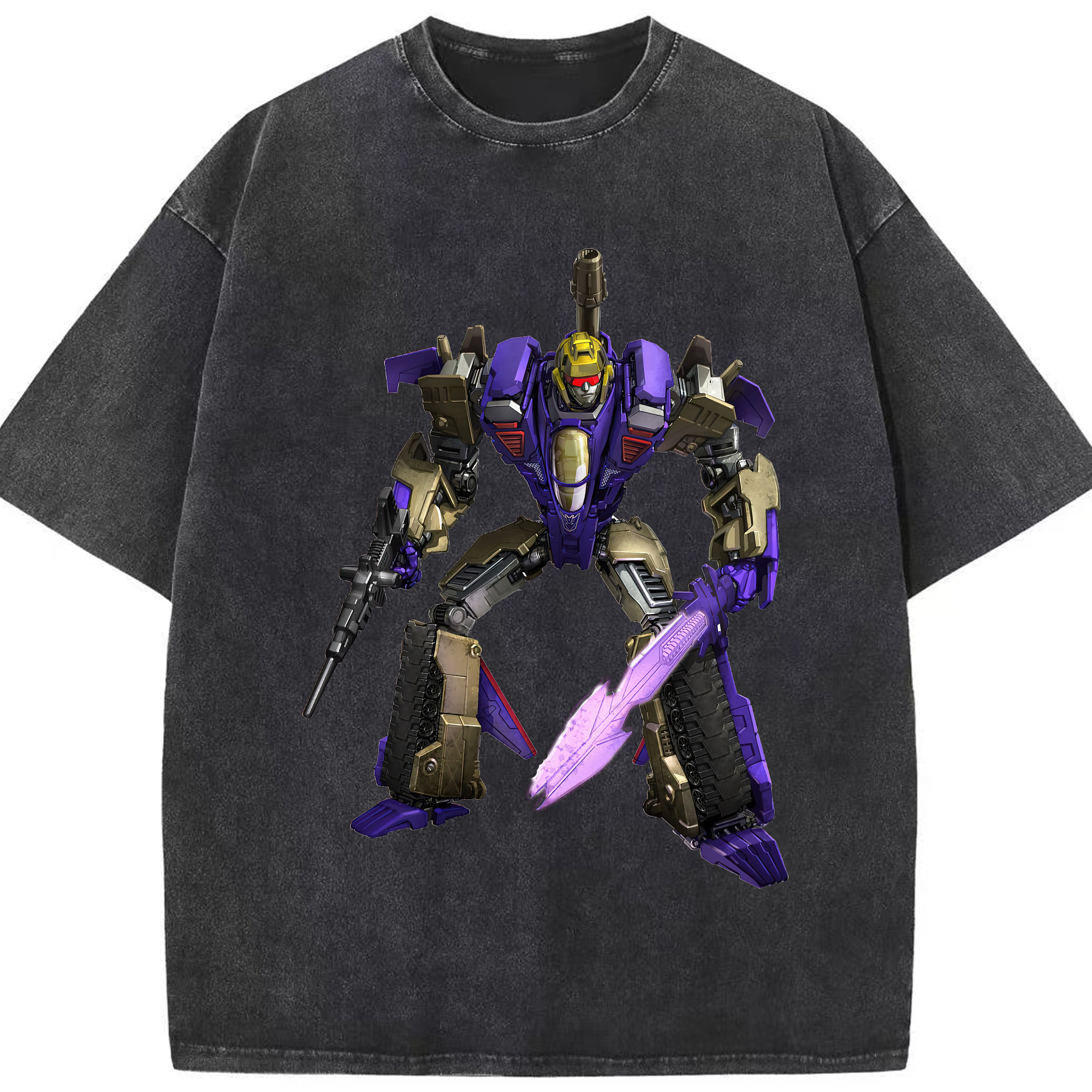 （画像用） Transformers トランスフォーマー 綿100% ヴィンテージ風 半袖Tシャツ（フロントプリント）