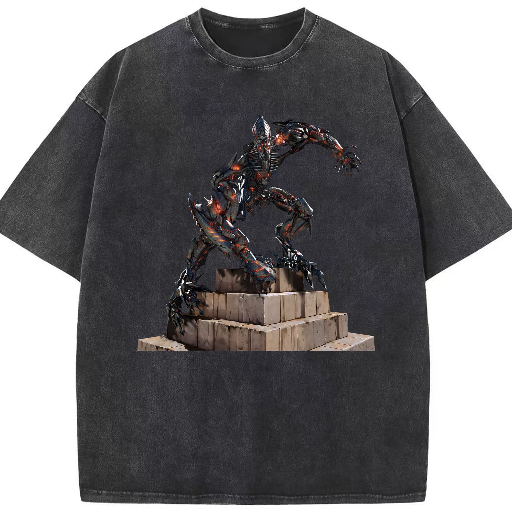 （画像用） Transformers トランスフォーマー 綿100% ヴィンテージ風 半袖Tシャツ（フロントプリント）