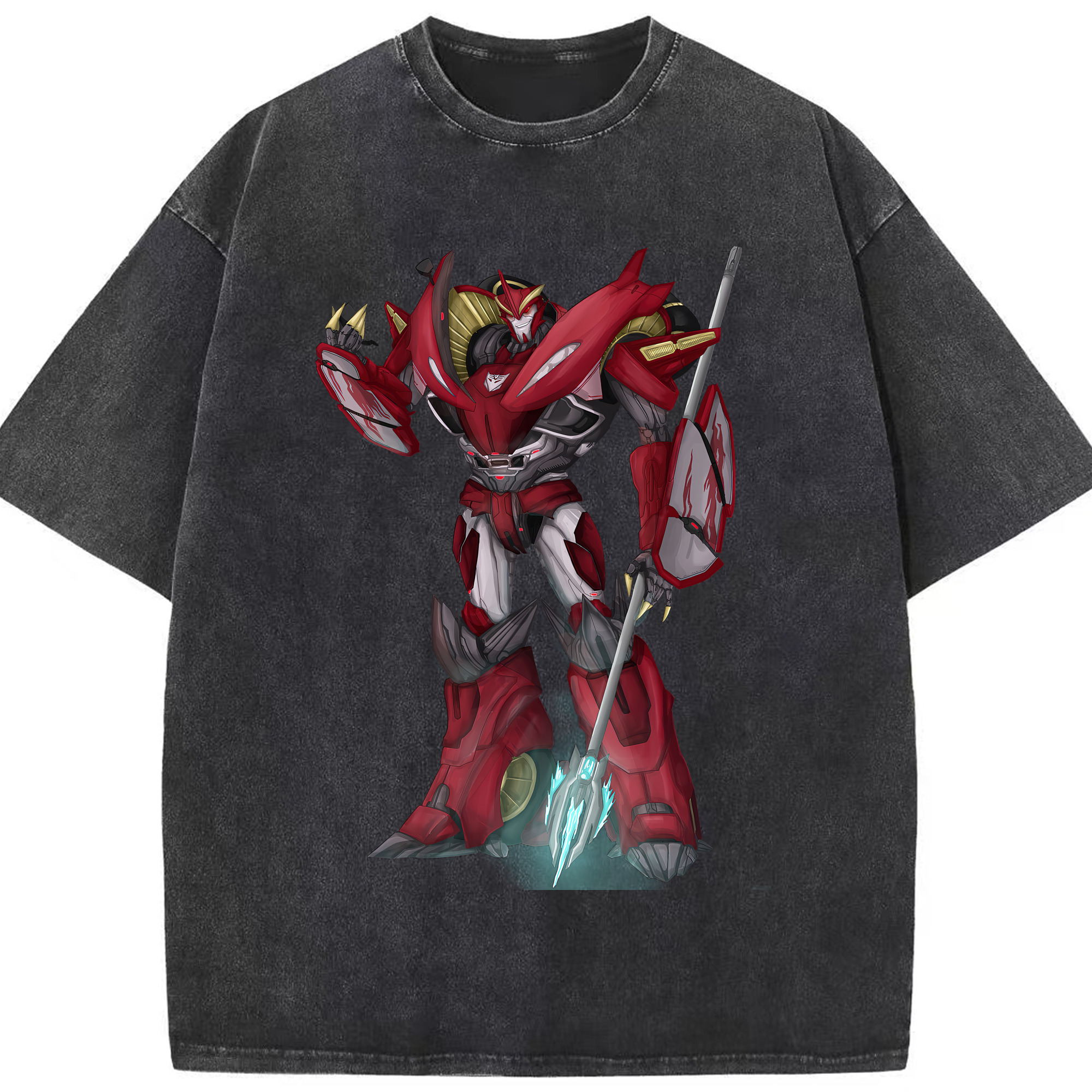 （画像用） Transformers トランスフォーマー 綿100% ヴィンテージ風 半袖Tシャツ（フロントプリント）