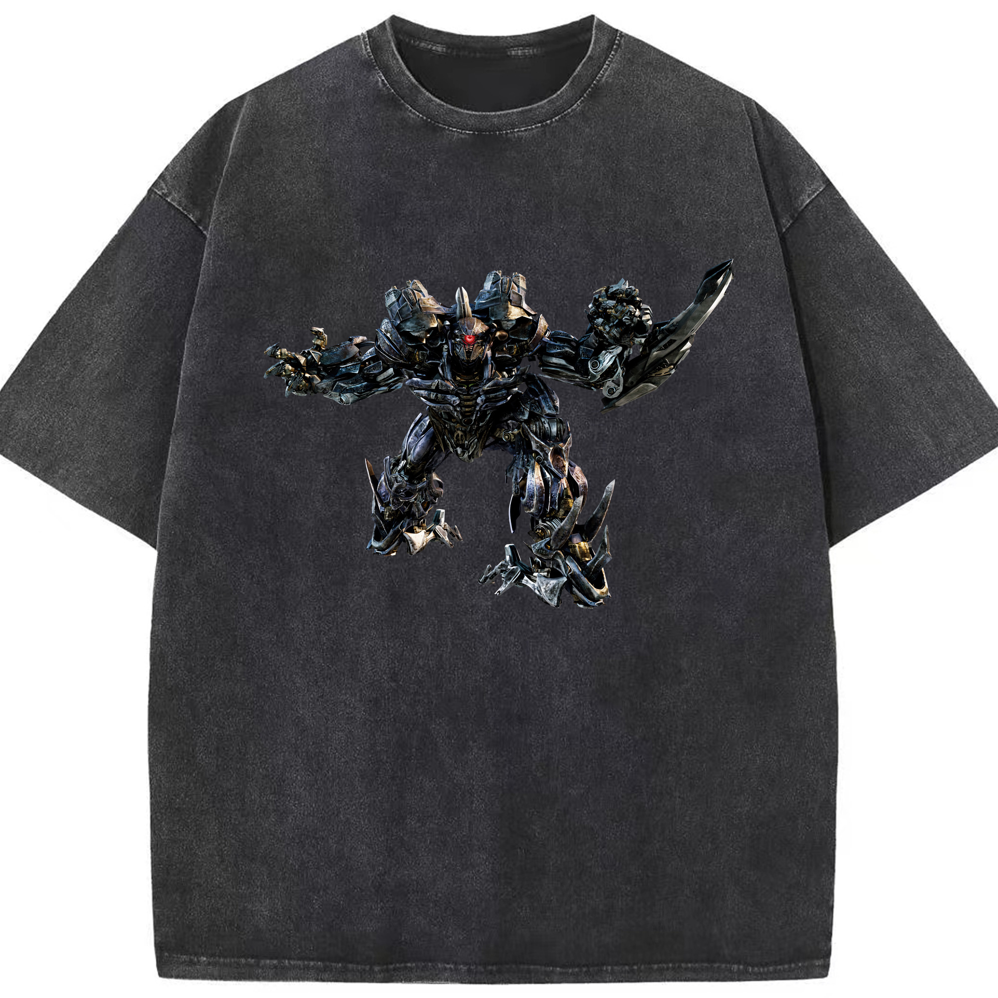 （画像用） Transformers トランスフォーマー 綿100% ヴィンテージ風 半袖Tシャツ（フロントプリント）