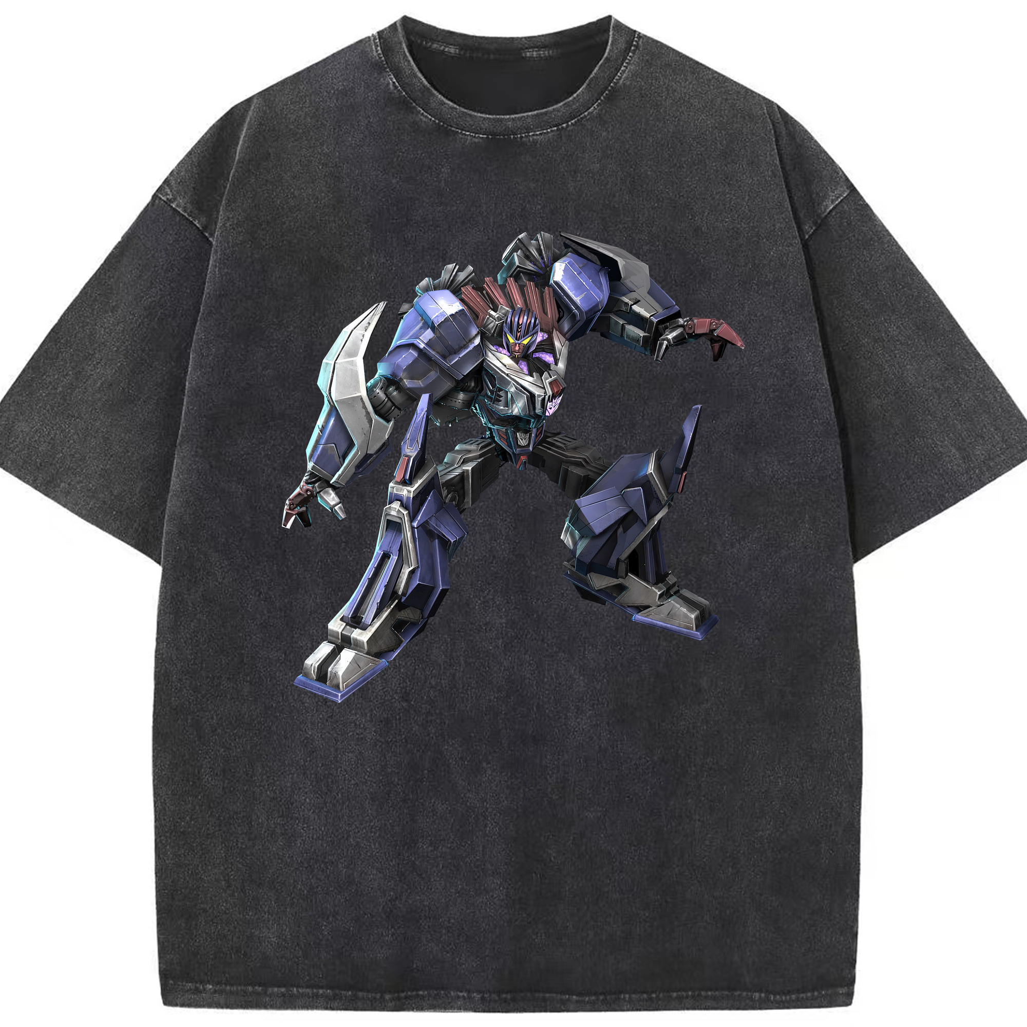 （画像用） Transformers トランスフォーマー 綿100% ヴィンテージ風 半袖Tシャツ（フロントプリント）