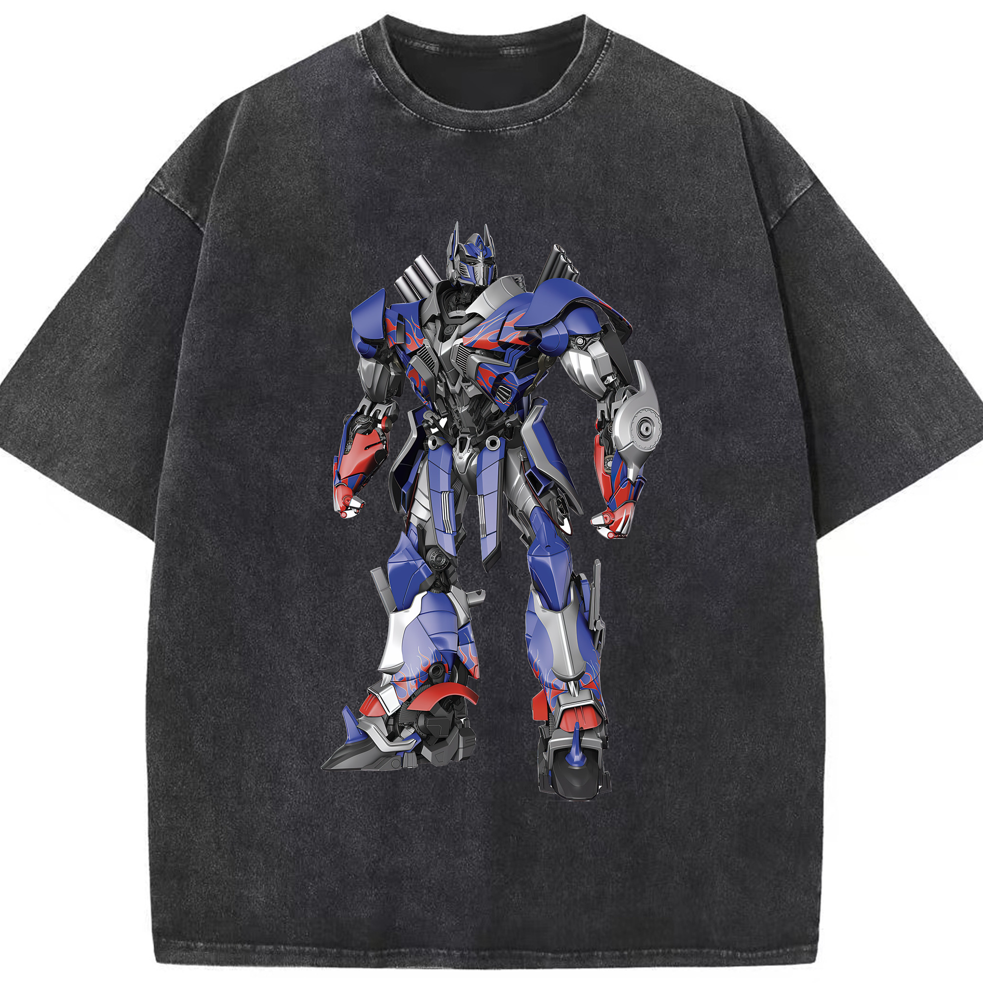 （画像用） Transformers トランスフォーマー 綿100% ヴィンテージ風 半袖Tシャツ（フロントプリント）