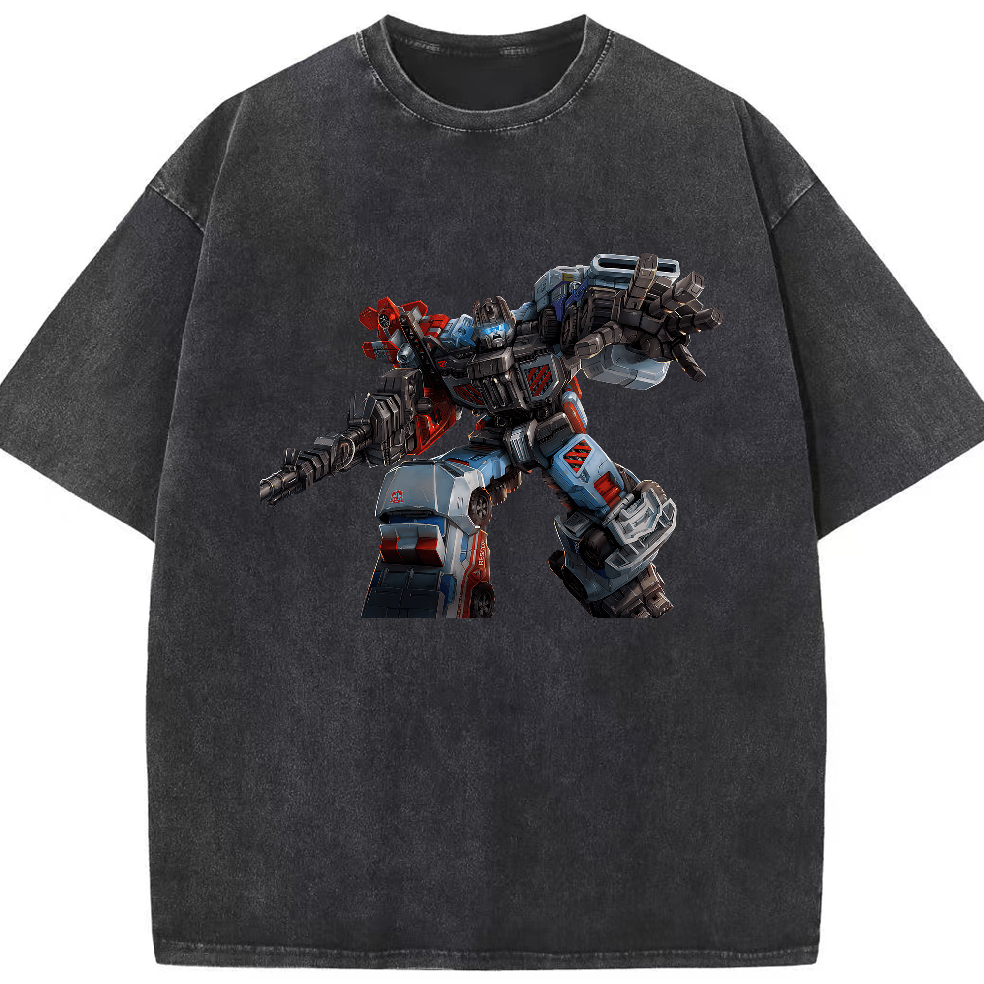 （画像用） Transformers トランスフォーマー 綿100% ヴィンテージ風 半袖Tシャツ（フロントプリント）