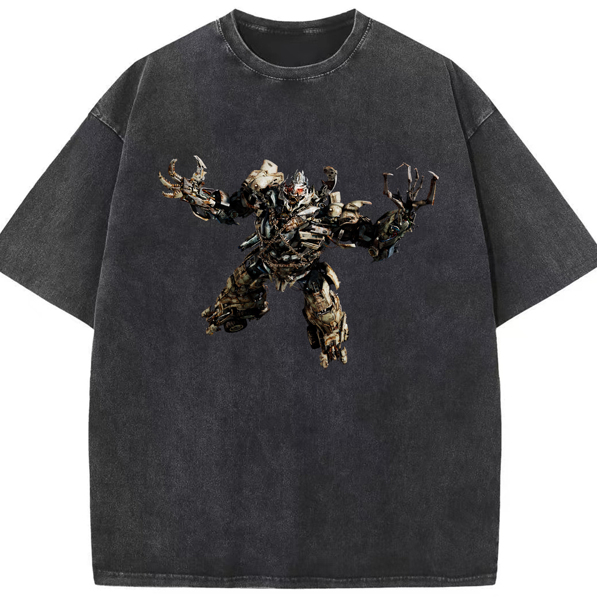 （画像用） Transformers トランスフォーマー 綿100% ヴィンテージ風 半袖Tシャツ（フロントプリント）