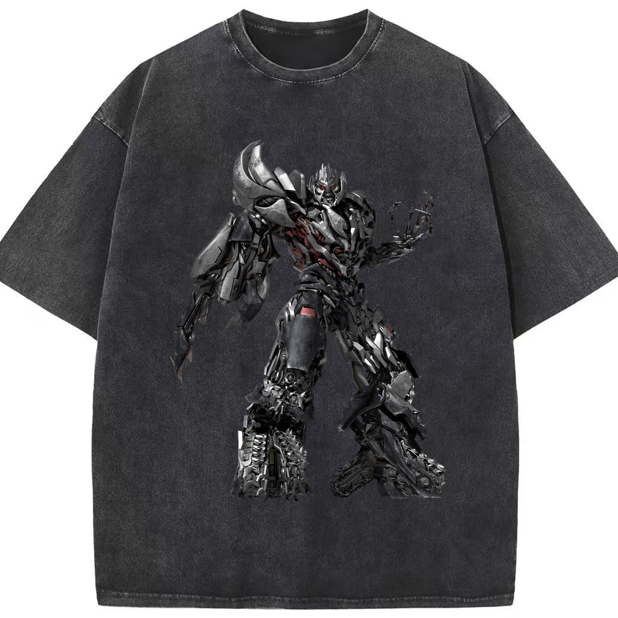 （画像用） Transformers トランスフォーマー 綿100% ヴィンテージ風 半袖Tシャツ（フロントプリント）