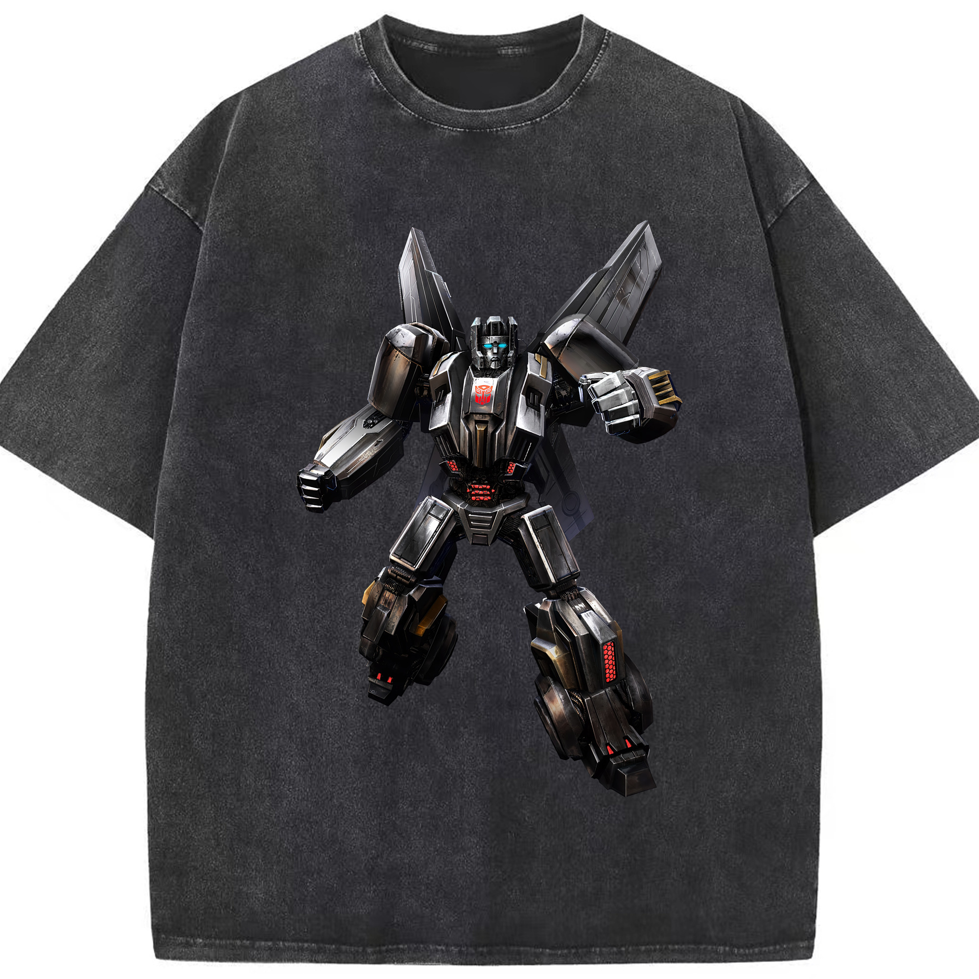 （画像用） Transformers トランスフォーマー 綿100% ヴィンテージ風 半袖Tシャツ（フロントプリント）