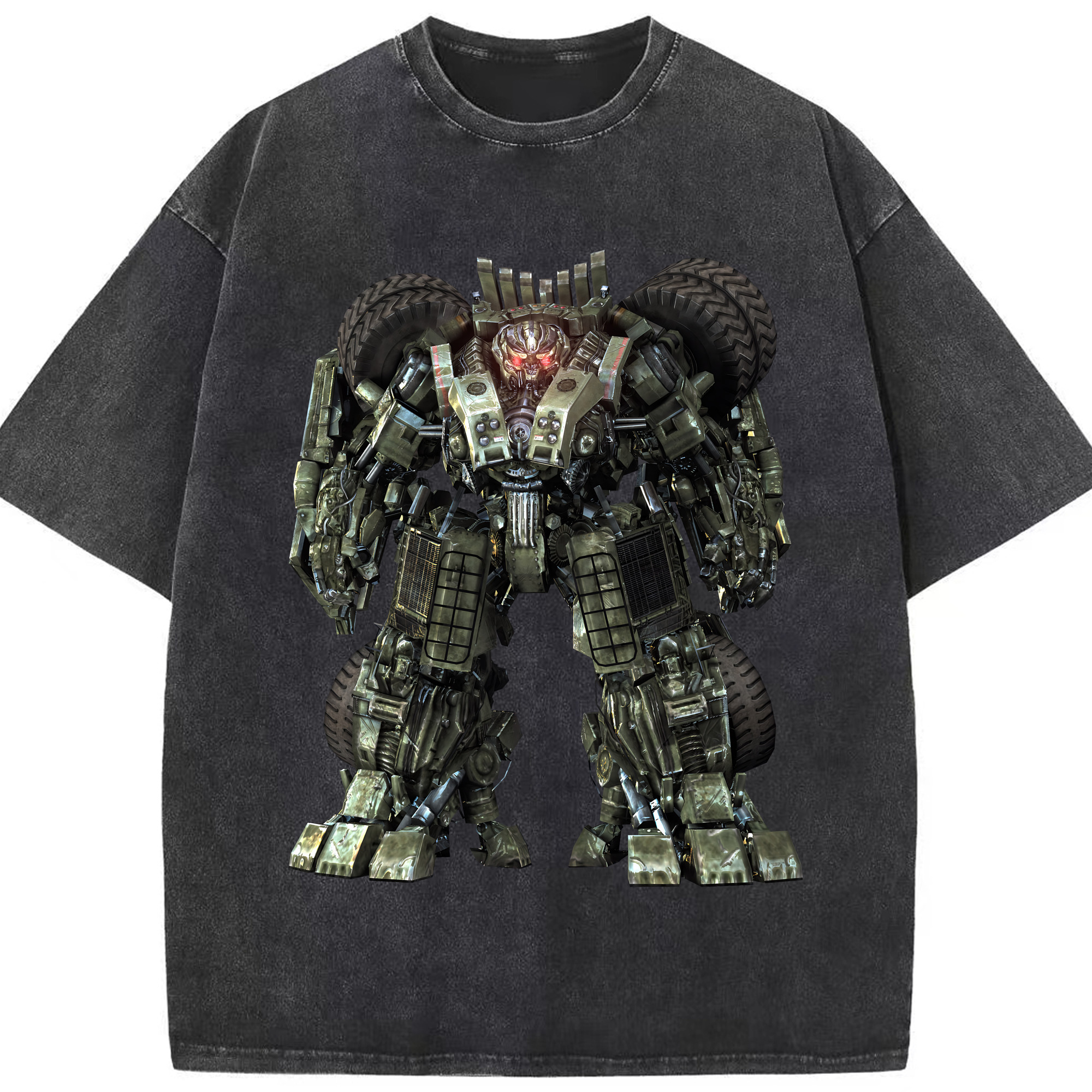 （画像用） Transformers トランスフォーマー 綿100% ヴィンテージ風 半袖Tシャツ（フロントプリント）