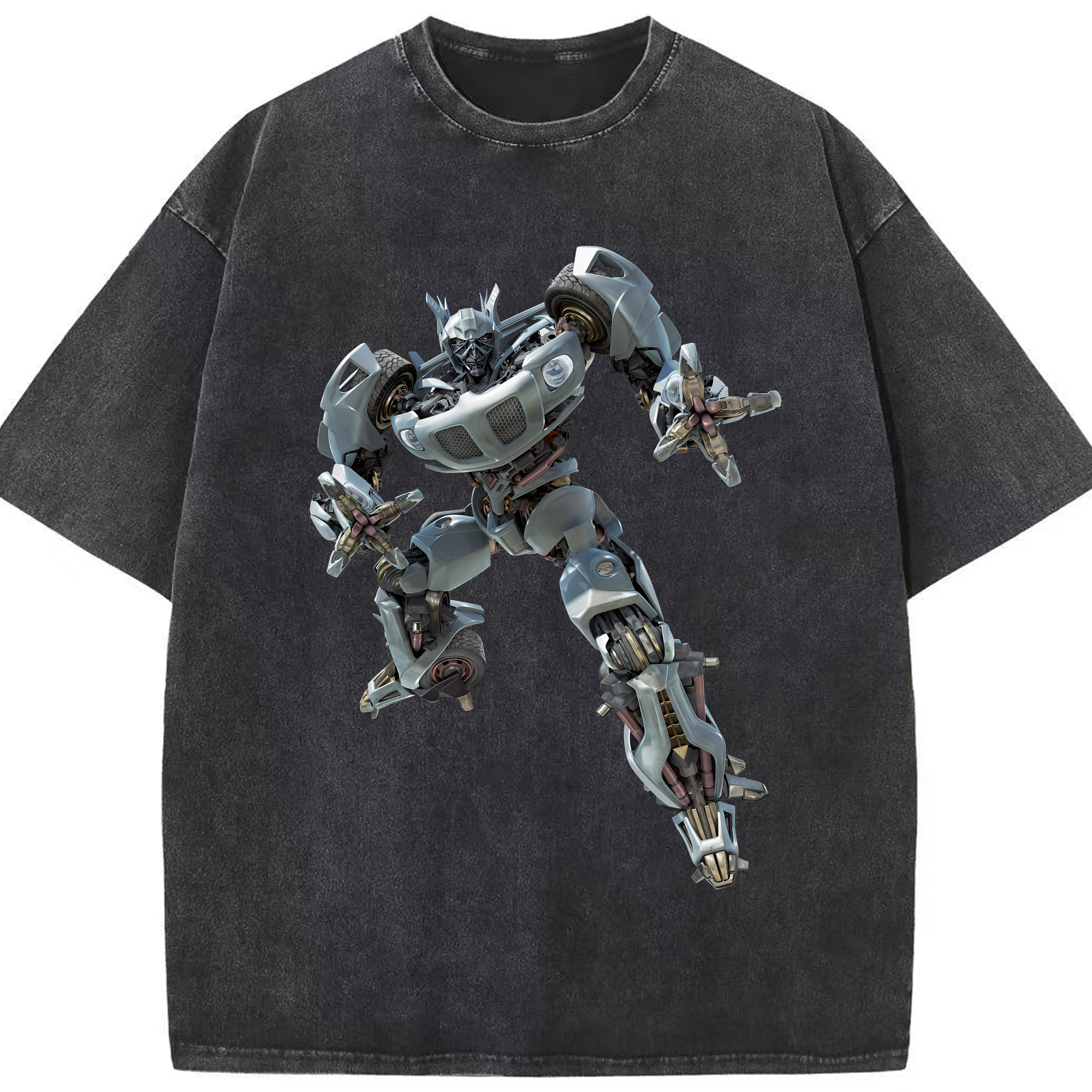 （画像用） Transformers トランスフォーマー 綿100% ヴィンテージ風 半袖Tシャツ（フロントプリント）