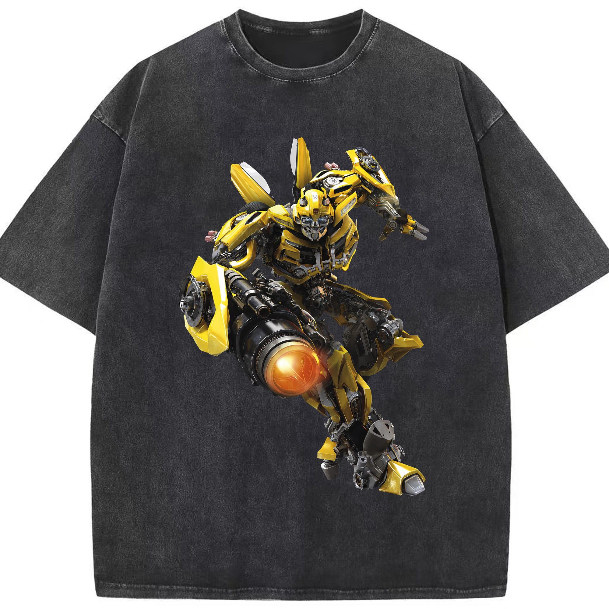 （画像用） Transformers トランスフォーマー 綿100% ヴィンテージ風 半袖Tシャツ（フロントプリント）