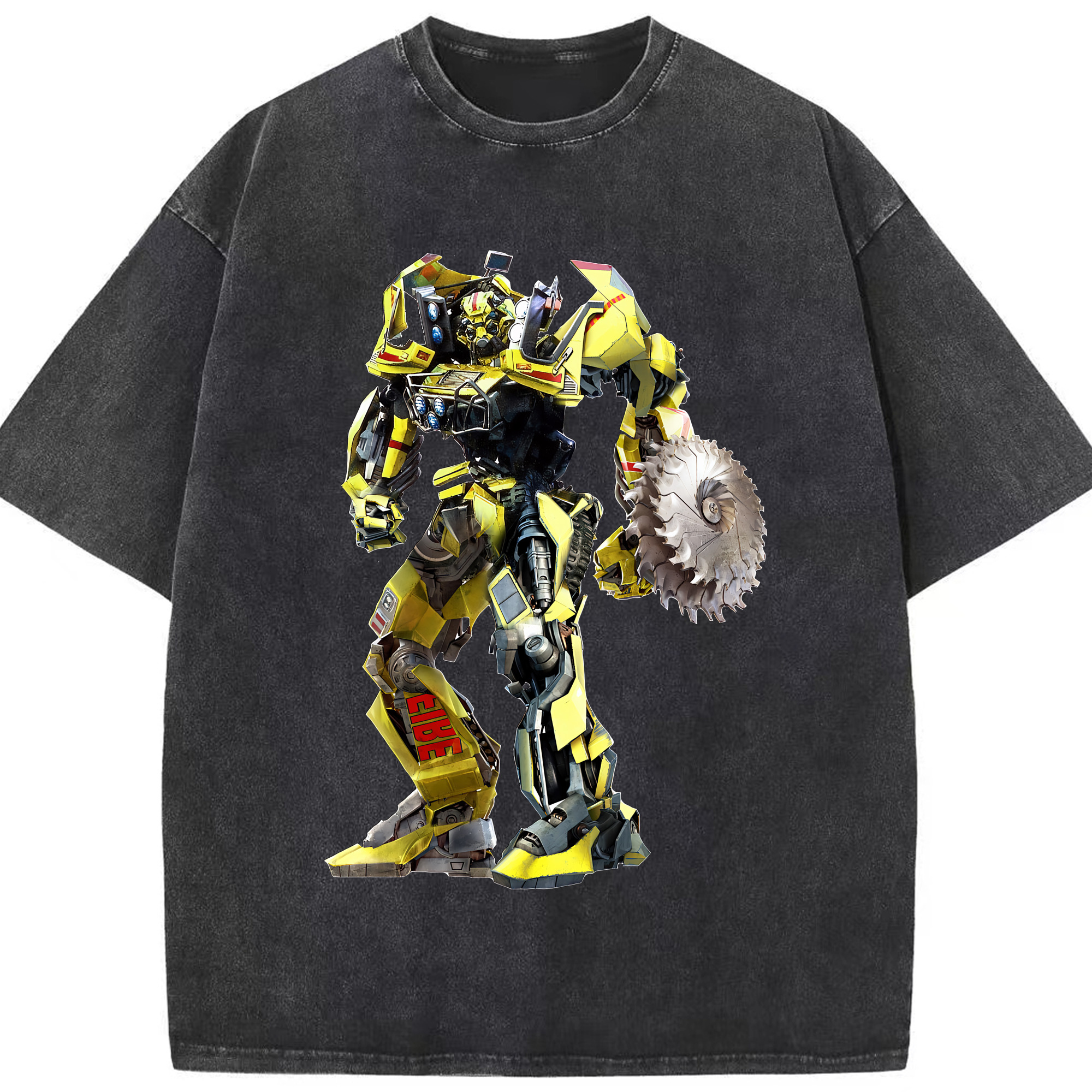 （画像用） Transformers トランスフォーマー 綿100% ヴィンテージ風 半袖Tシャツ（フロントプリント）