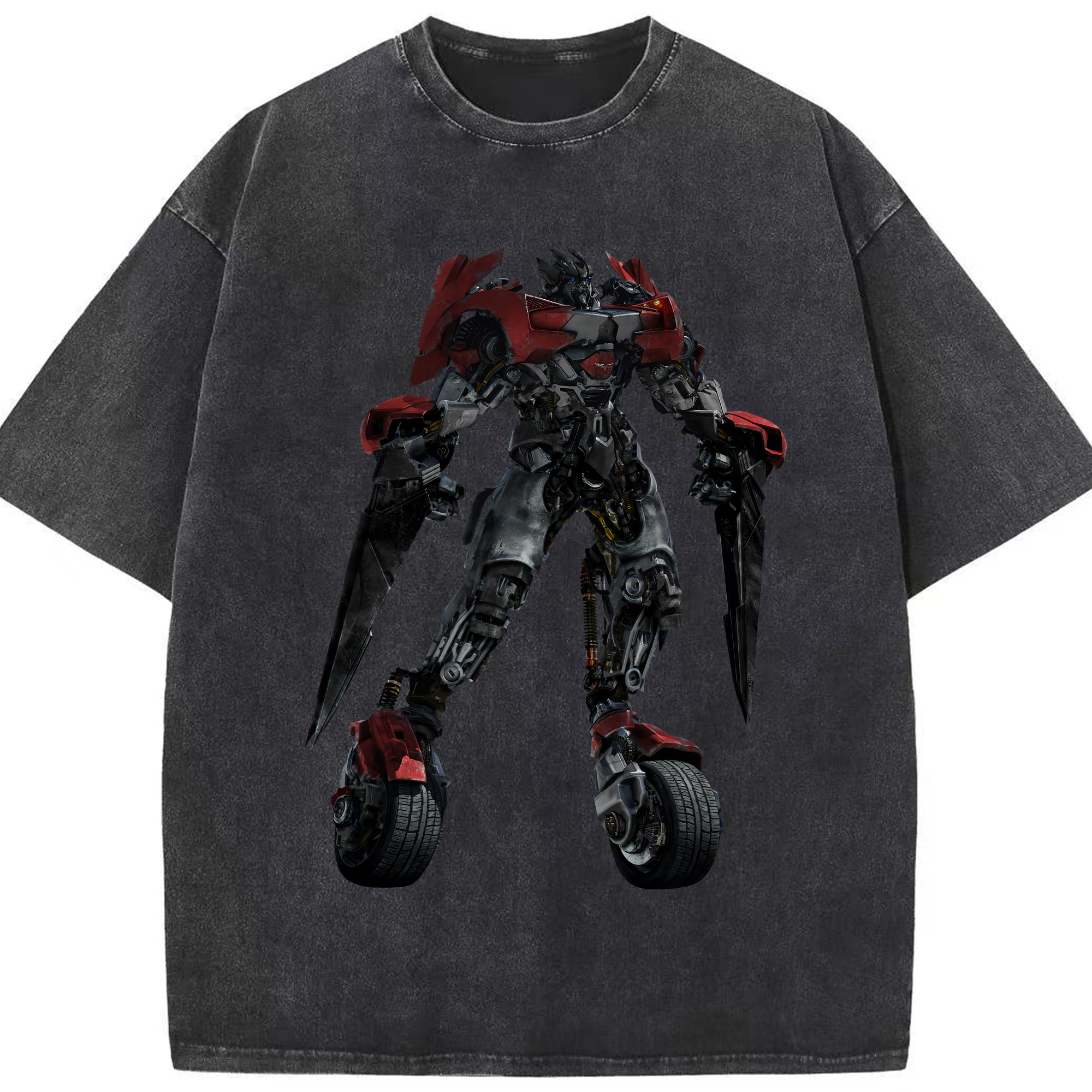 （画像用） Transformers トランスフォーマー 綿100% ヴィンテージ風 半袖Tシャツ（フロントプリント）