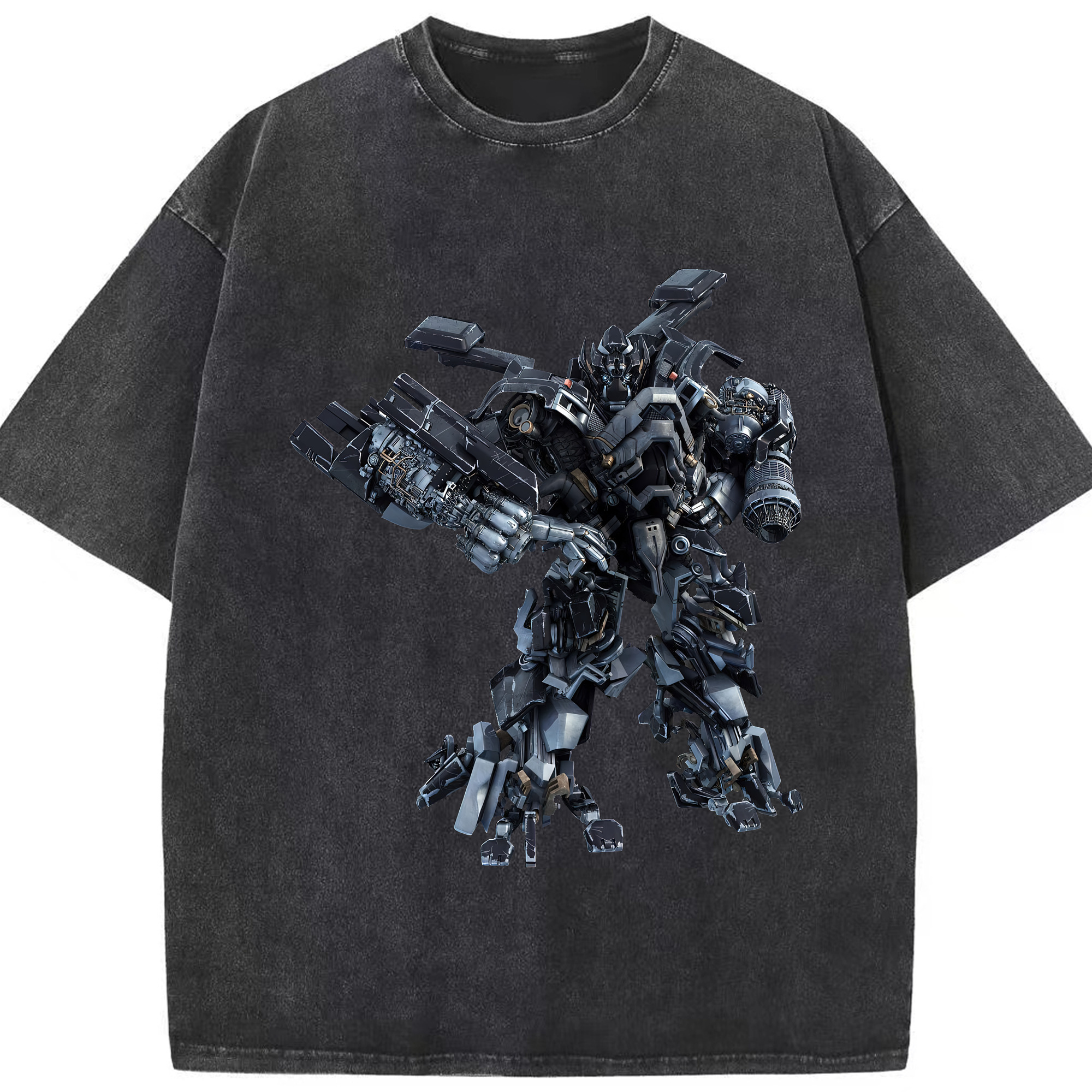 （画像用） Transformers トランスフォーマー 綿100% ヴィンテージ風 半袖Tシャツ（フロントプリント）