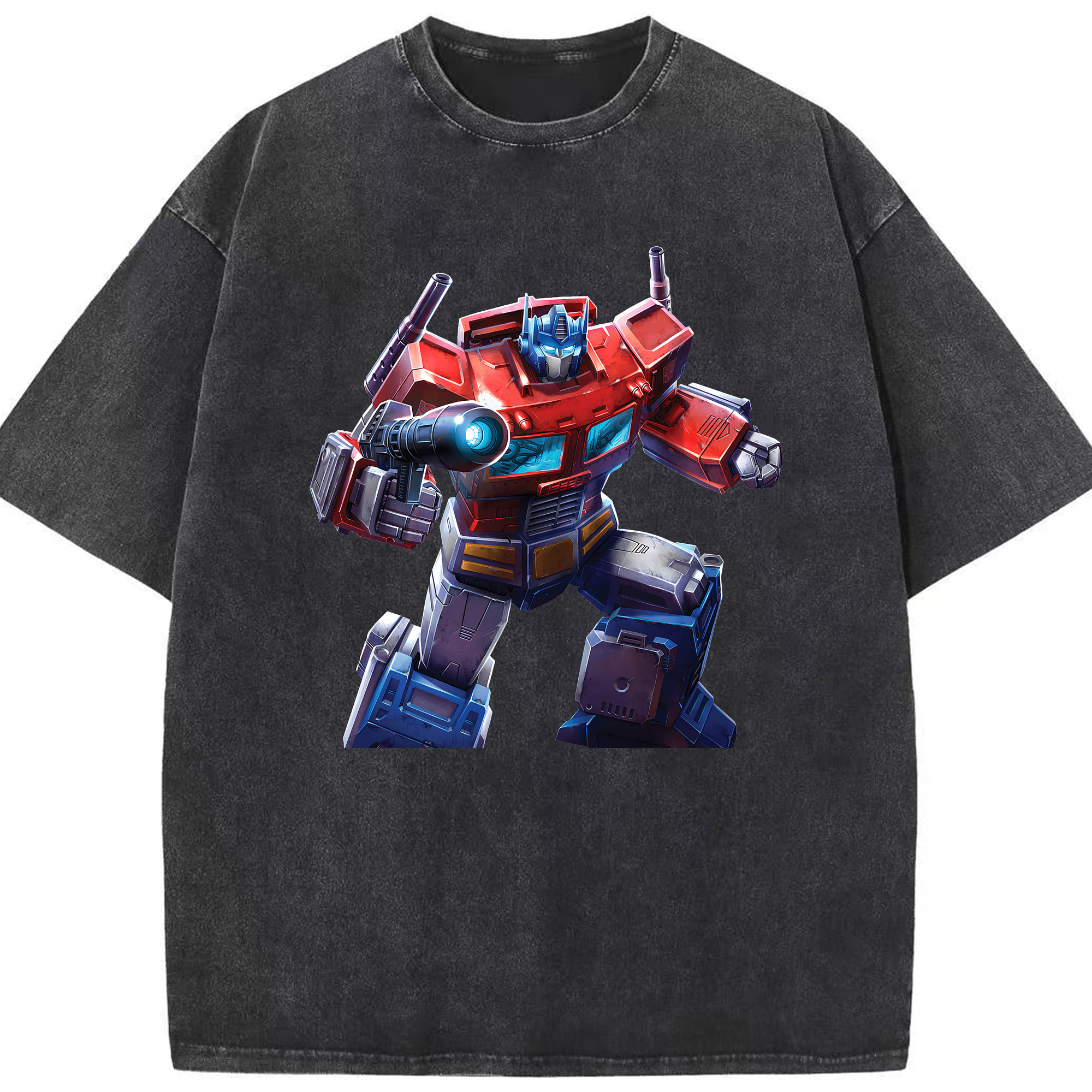 （画像用） Transformers トランスフォーマー 綿100% ヴィンテージ風 半袖Tシャツ（フロントプリント）