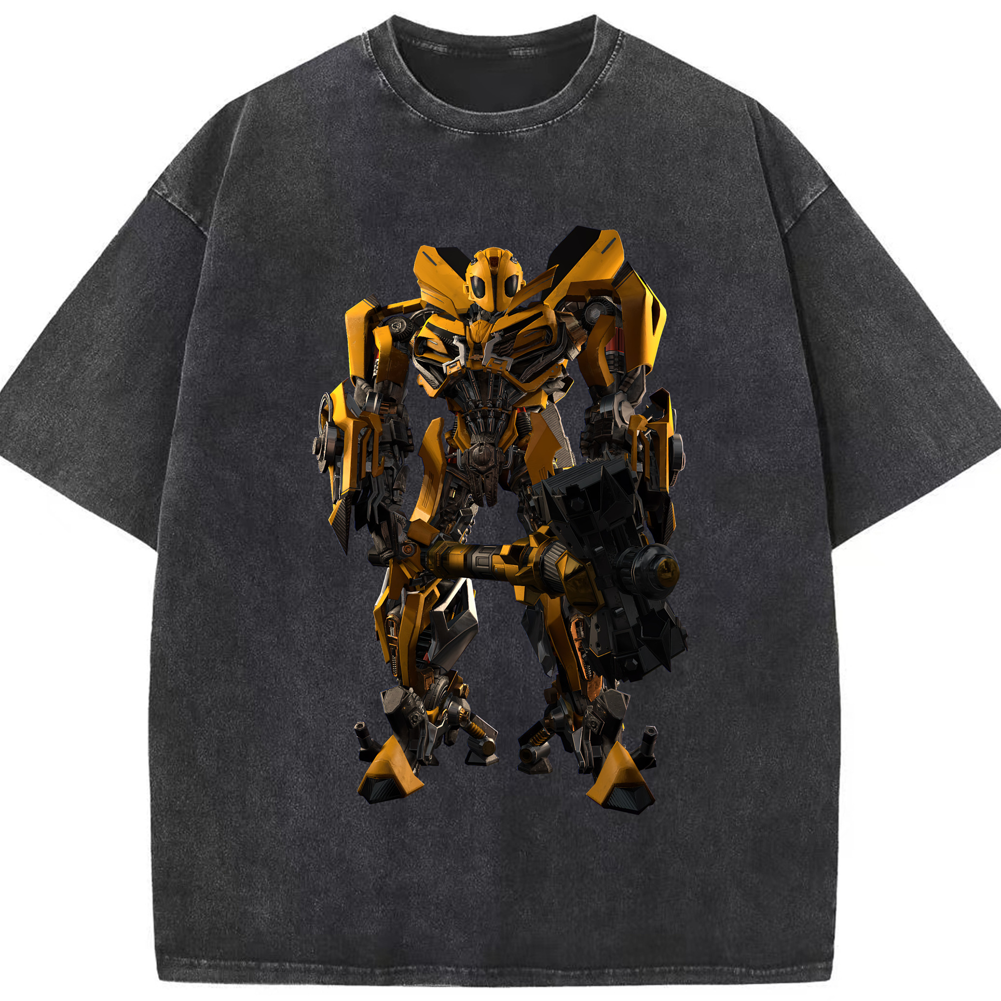 （画像用） Transformers トランスフォーマー 綿100% ヴィンテージ風 半袖Tシャツ（フロントプリント）