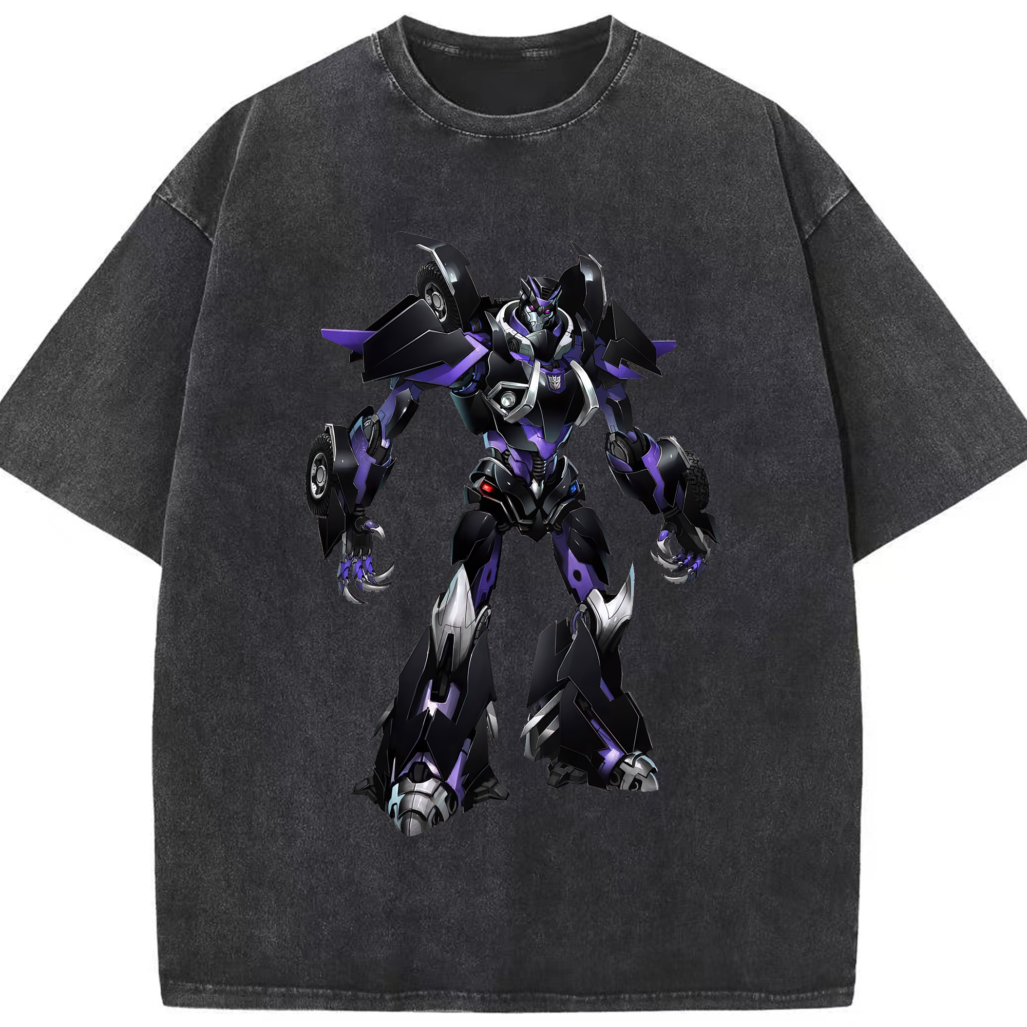 （画像用） Transformers トランスフォーマー 綿100% ヴィンテージ風 半袖Tシャツ（フロントプリント）