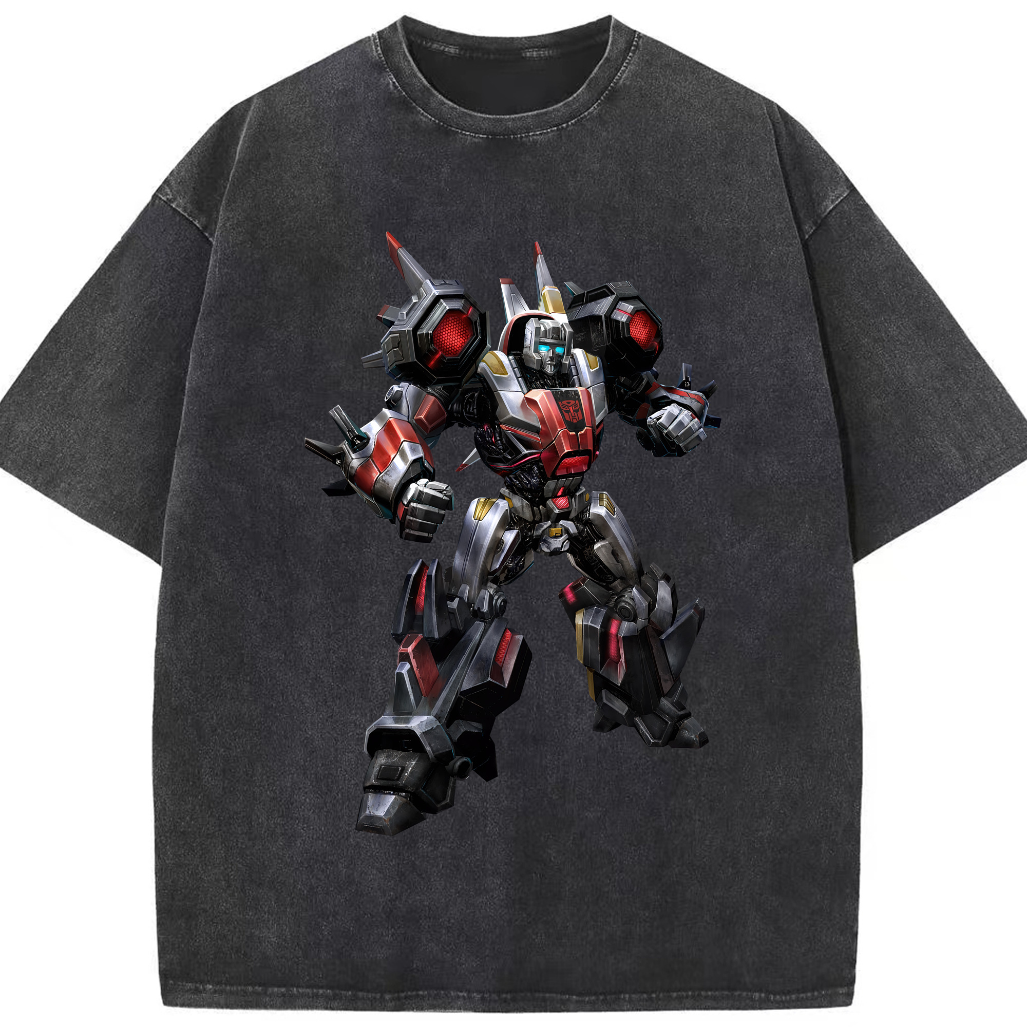 （画像用） Transformers トランスフォーマー 綿100% ヴィンテージ風 半袖Tシャツ（フロントプリント）