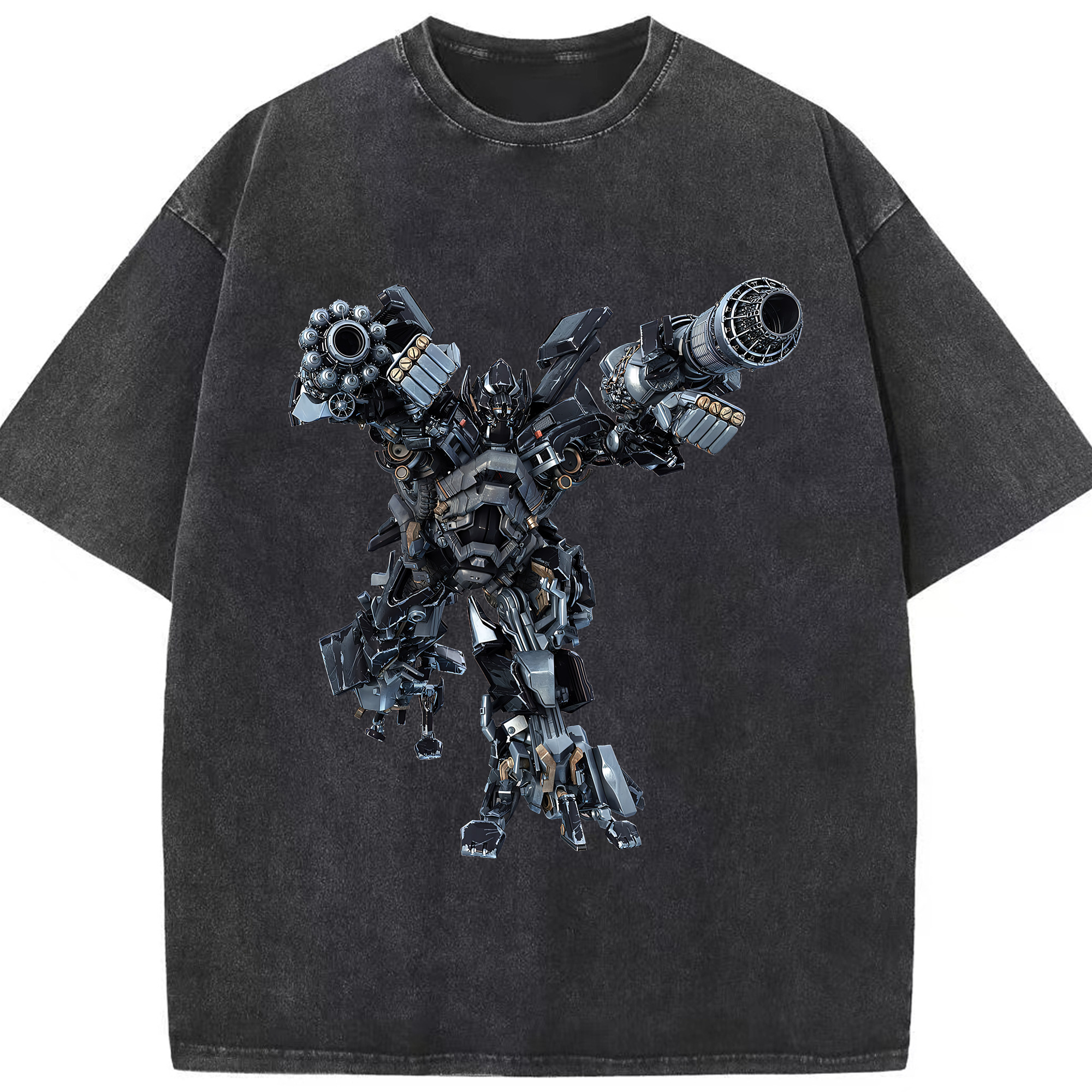 （画像用） Transformers トランスフォーマー 綿100% ヴィンテージ風 半袖Tシャツ（フロントプリント）