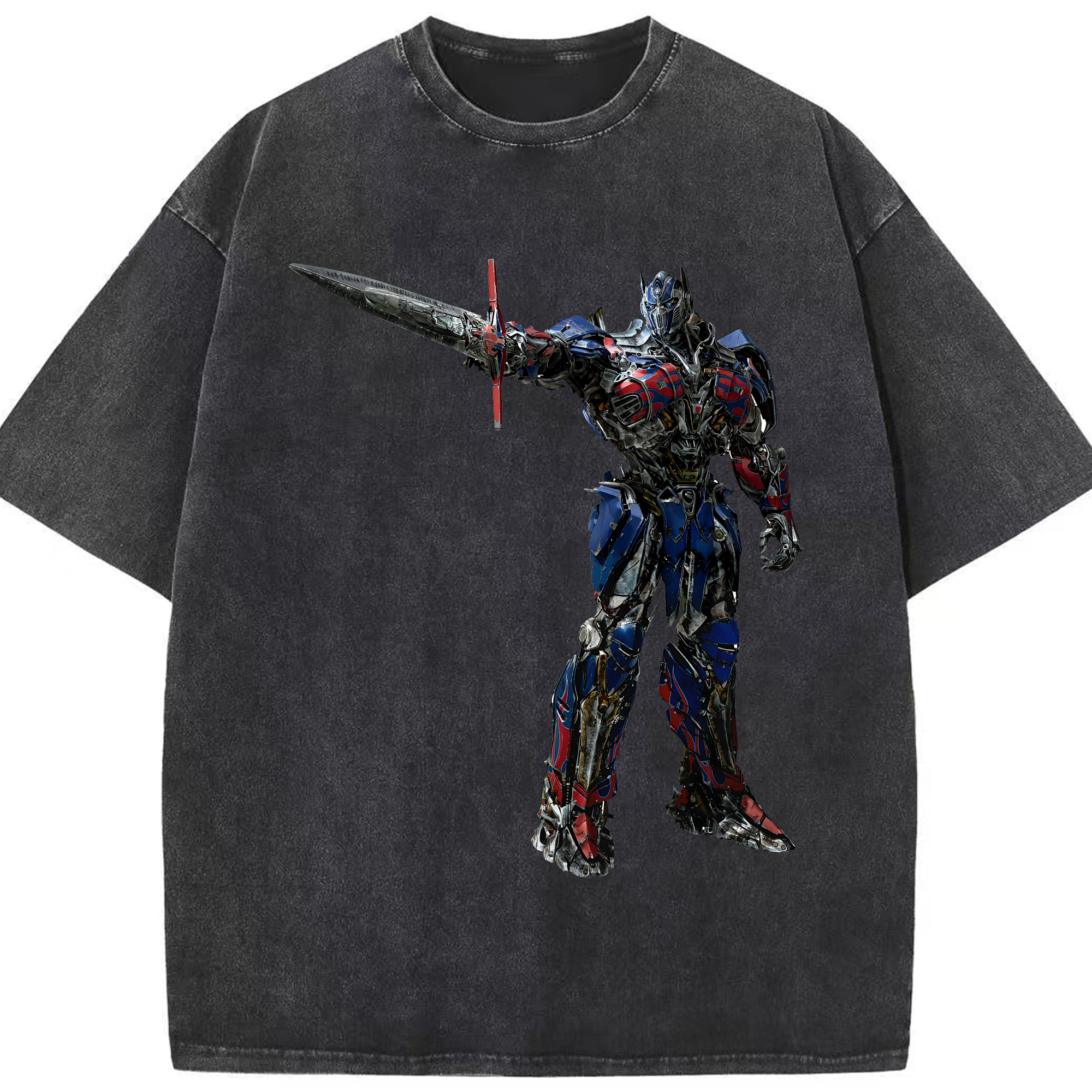 （画像用） Transformers トランスフォーマー 綿100% ヴィンテージ風 半袖Tシャツ（フロントプリント）