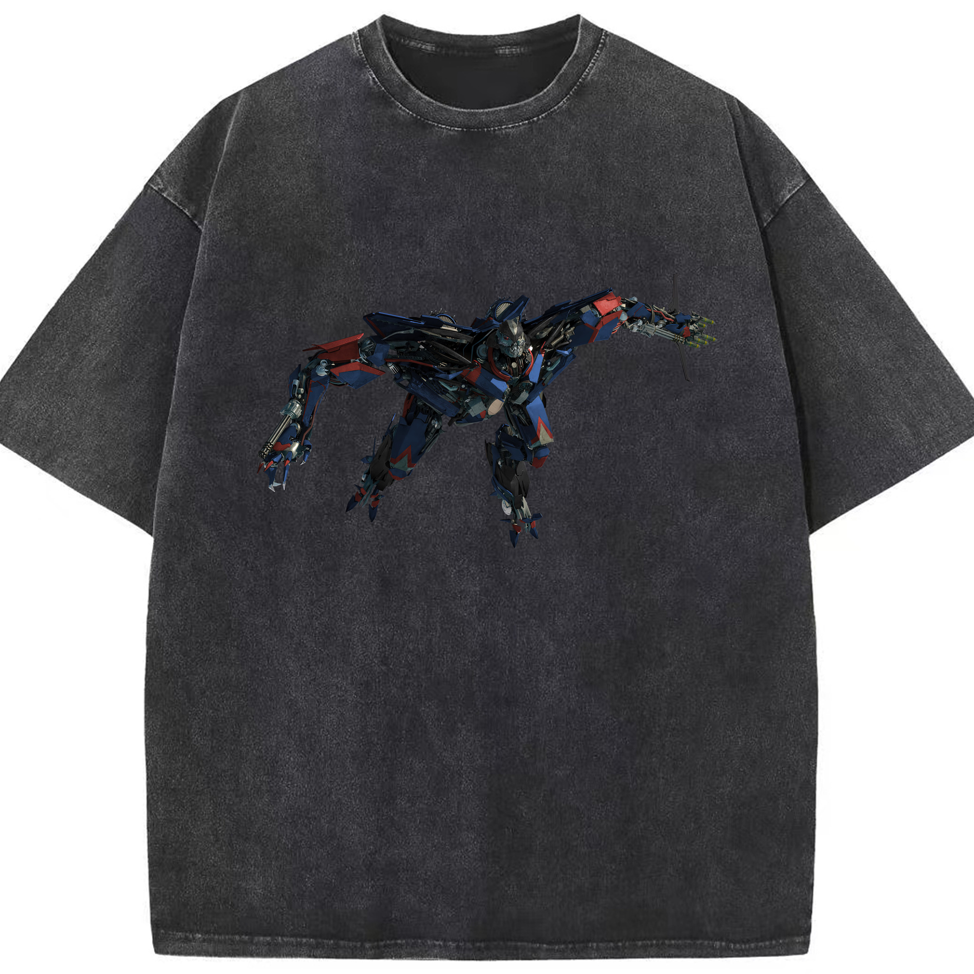 （画像用） Transformers トランスフォーマー 綿100% ヴィンテージ風 半袖Tシャツ（フロントプリント）