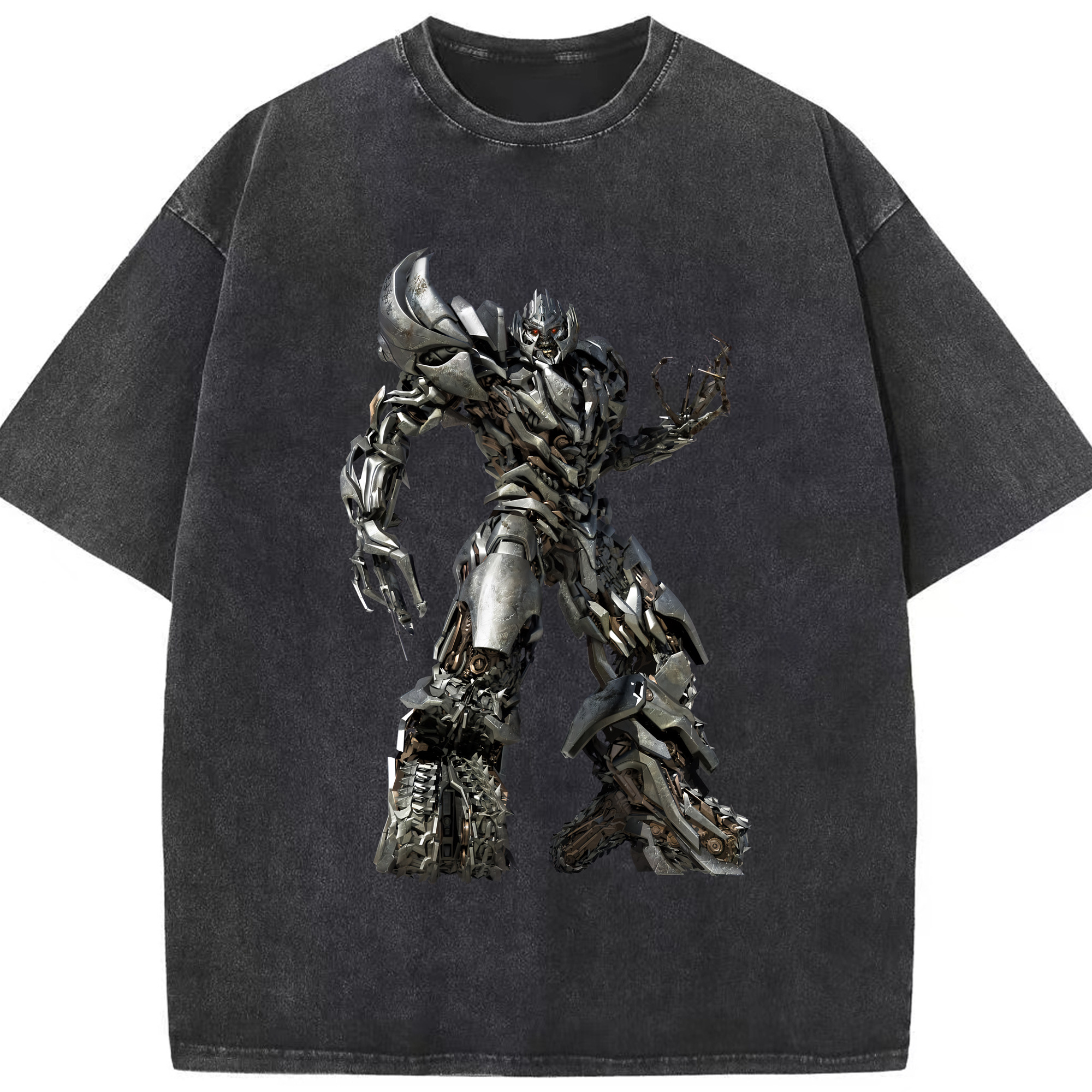 （画像用） Transformers トランスフォーマー 綿100% ヴィンテージ風 半袖Tシャツ（フロントプリント）