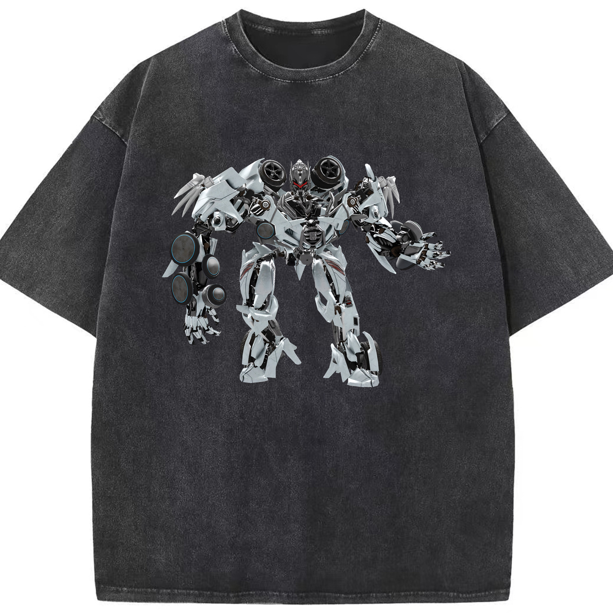 （画像用） Transformers トランスフォーマー 綿100% ヴィンテージ風 半袖Tシャツ（フロントプリント）