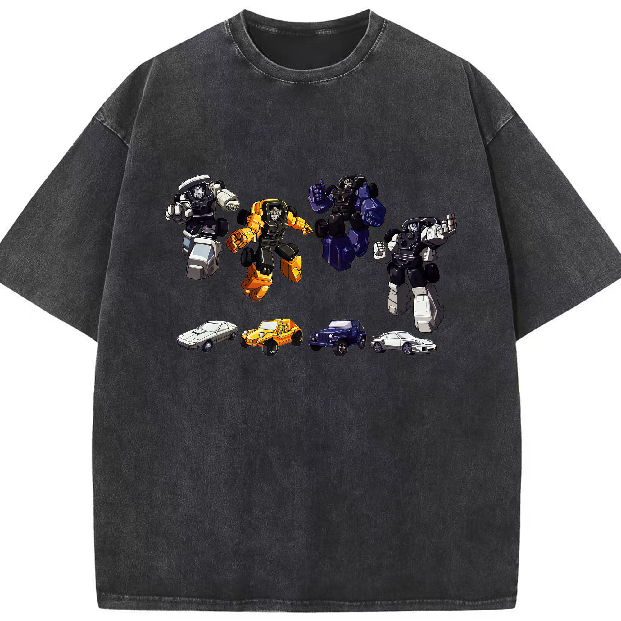 （画像用） Transformers トランスフォーマー 綿100% ヴィンテージ風 半袖Tシャツ（フロントプリント）