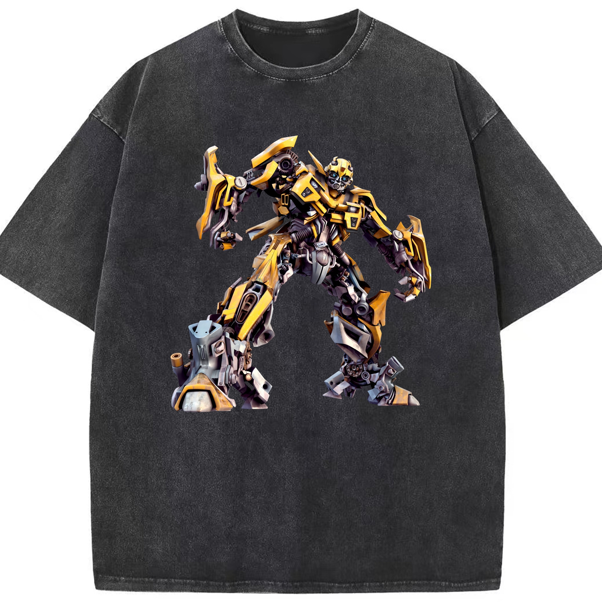 （画像用） Transformers トランスフォーマー 綿100% ヴィンテージ風 半袖Tシャツ（フロントプリント）