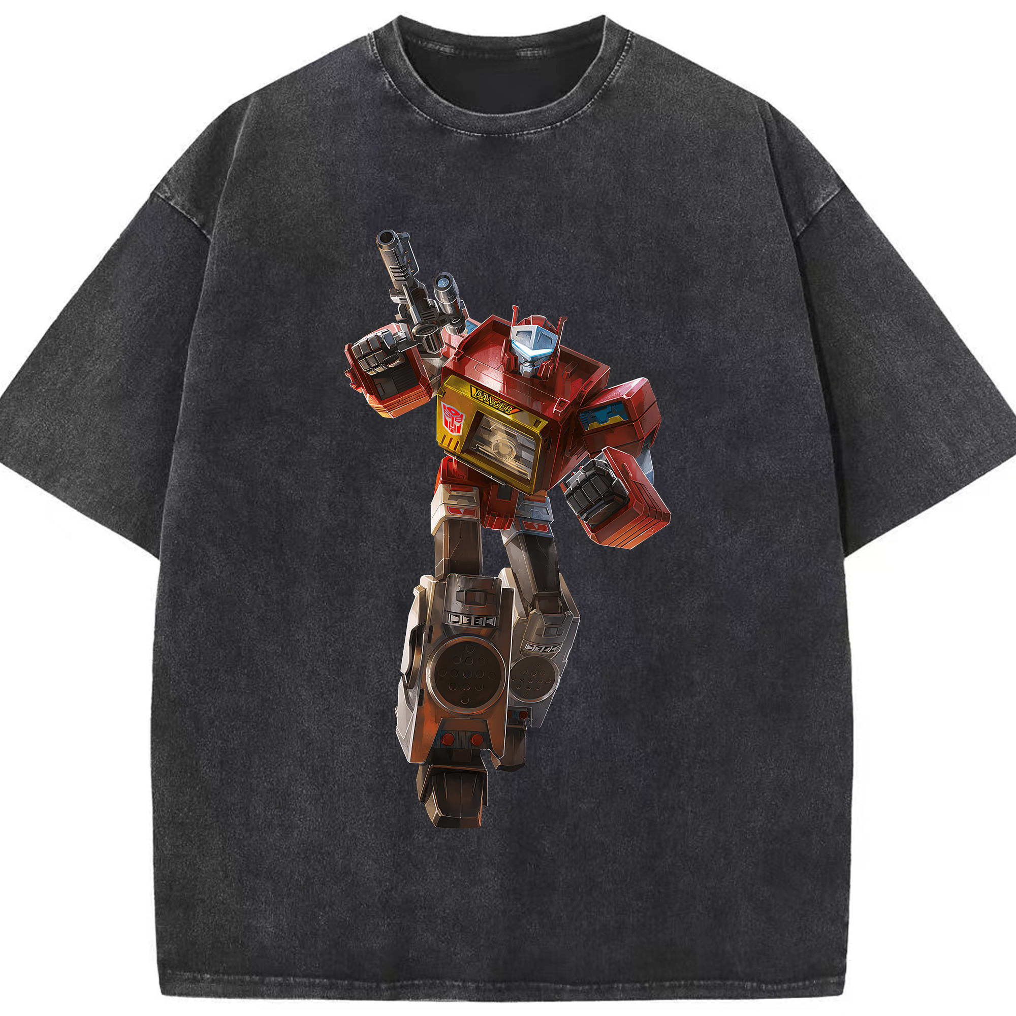（画像用） Transformers トランスフォーマー 綿100% ヴィンテージ風 半袖Tシャツ（フロントプリント）