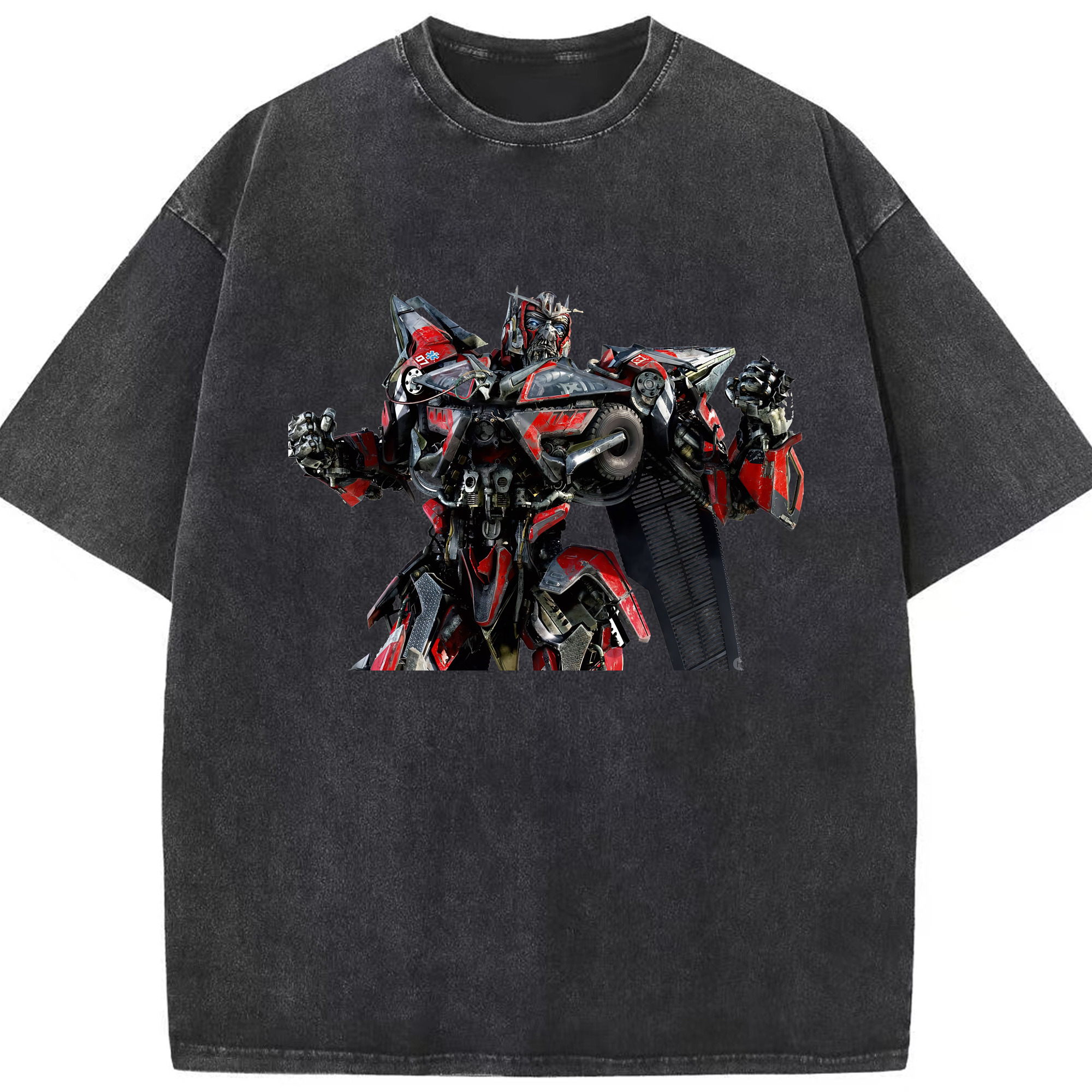 （画像用） Transformers トランスフォーマー 綿100% ヴィンテージ風 半袖Tシャツ（フロントプリント）