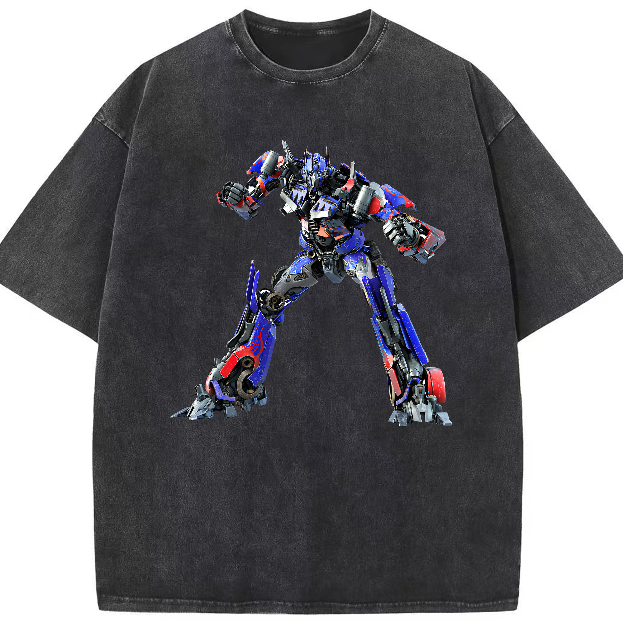 （画像用） Transformers トランスフォーマー 綿100% ヴィンテージ風 半袖Tシャツ（フロントプリント）