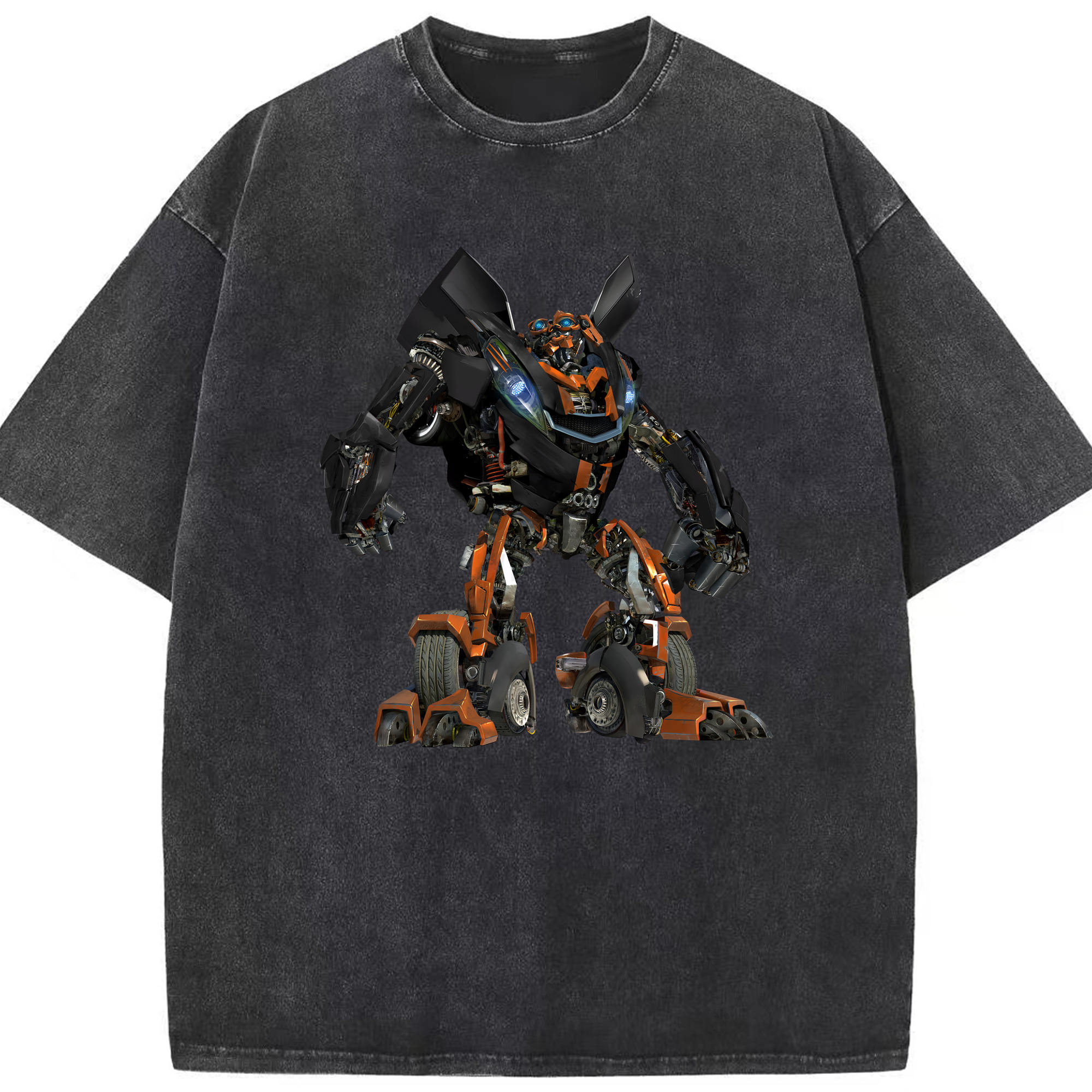 （画像用） Transformers トランスフォーマー 綿100% ヴィンテージ風 半袖Tシャツ（フロントプリント）